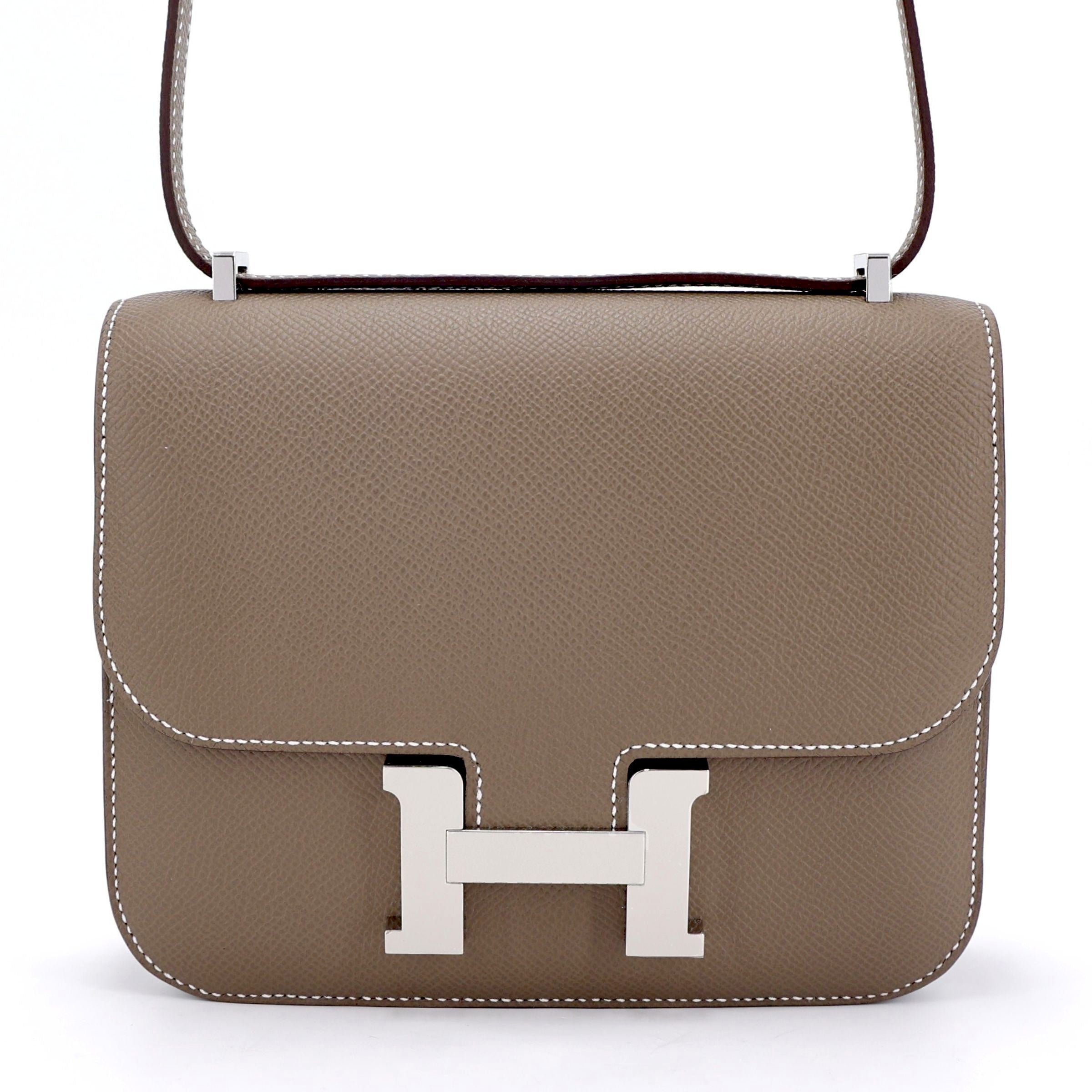 Hermès Constance Mini Etoupe PHW