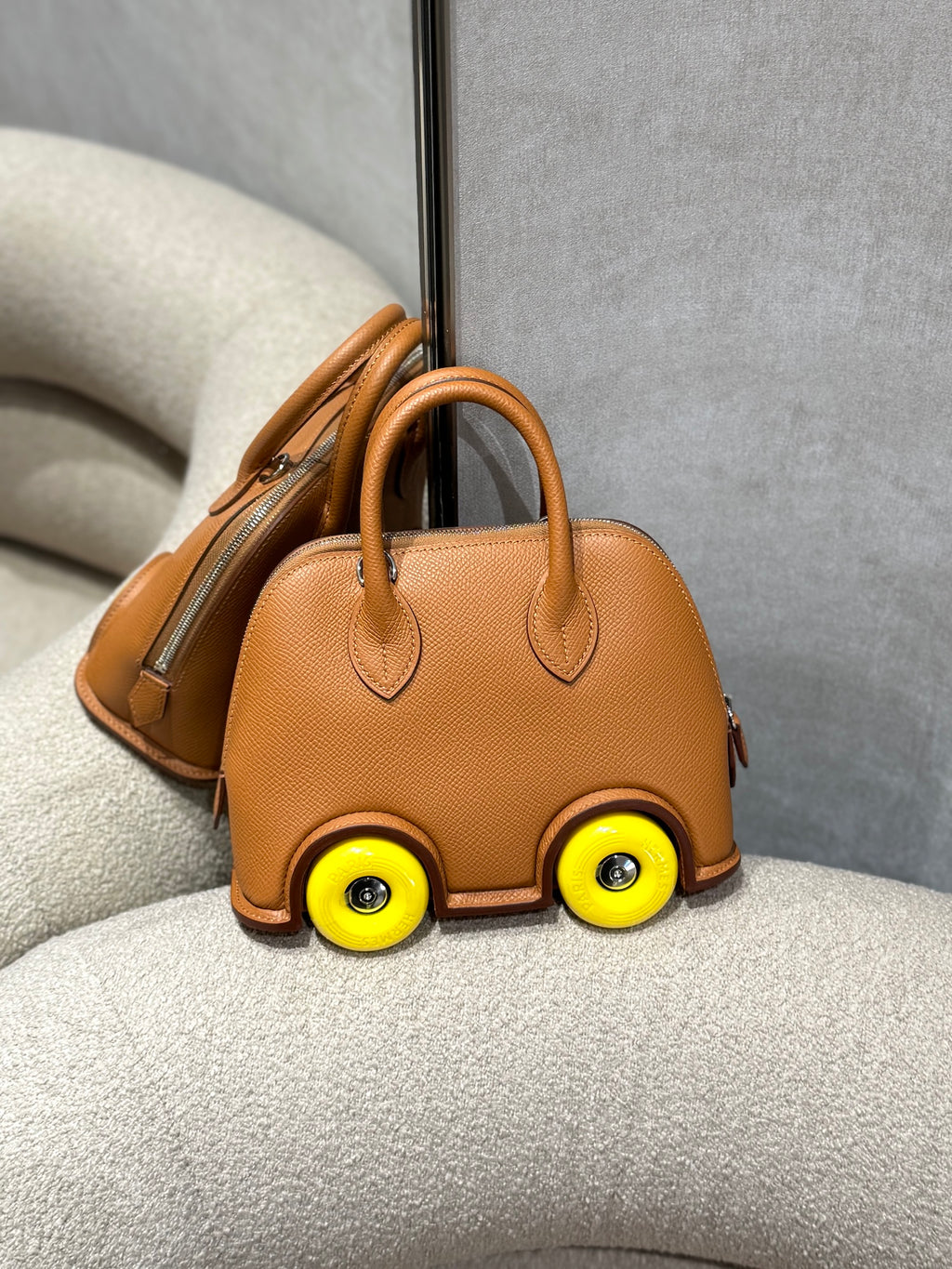 Hermès Bolide On Wheels Epsom Gold Jaune Citron