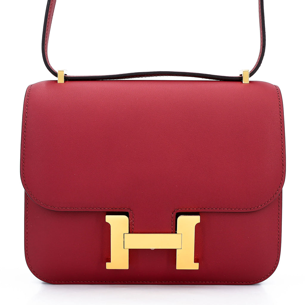 Hermès Constance Mini Rouge Grenat GHW