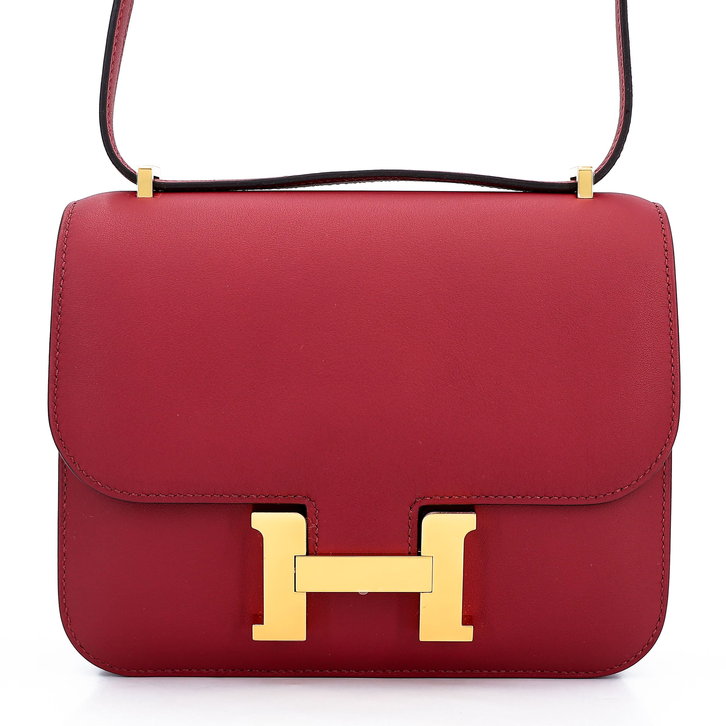 Hermès Constance Mini Rouge Grenat GHW
