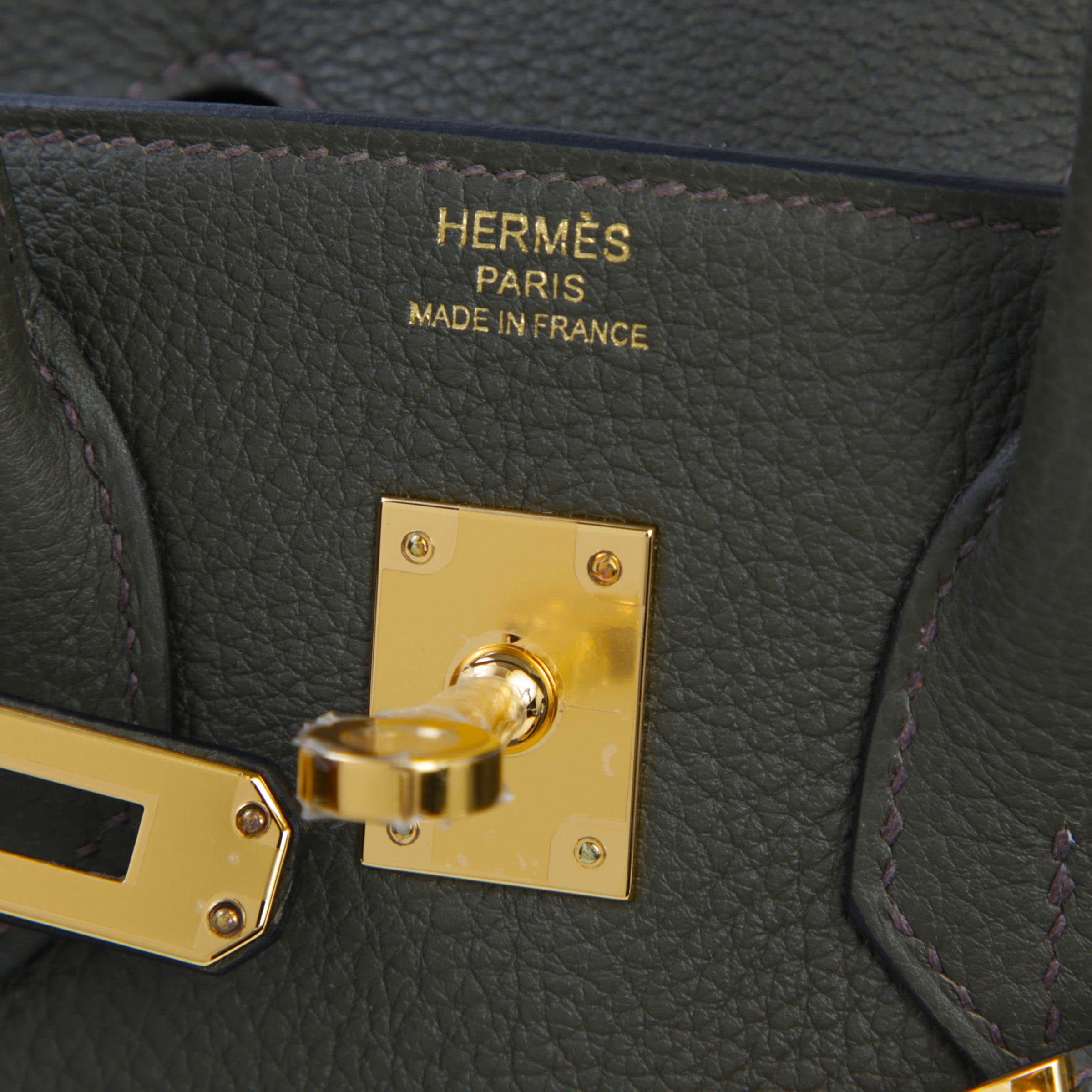 Hermès Birkin 25 Vert De Gris GHW