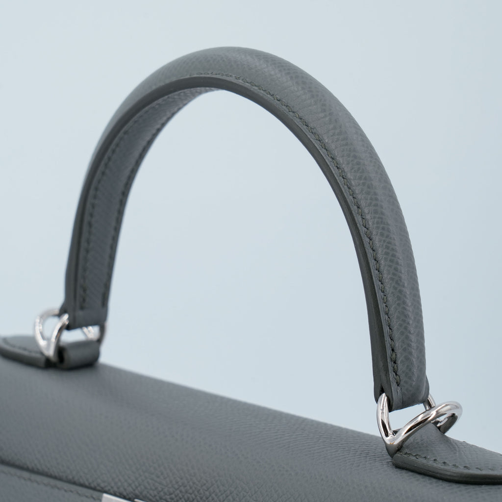 Hermès Kelly 25 Sellier Vert Amande ELHW