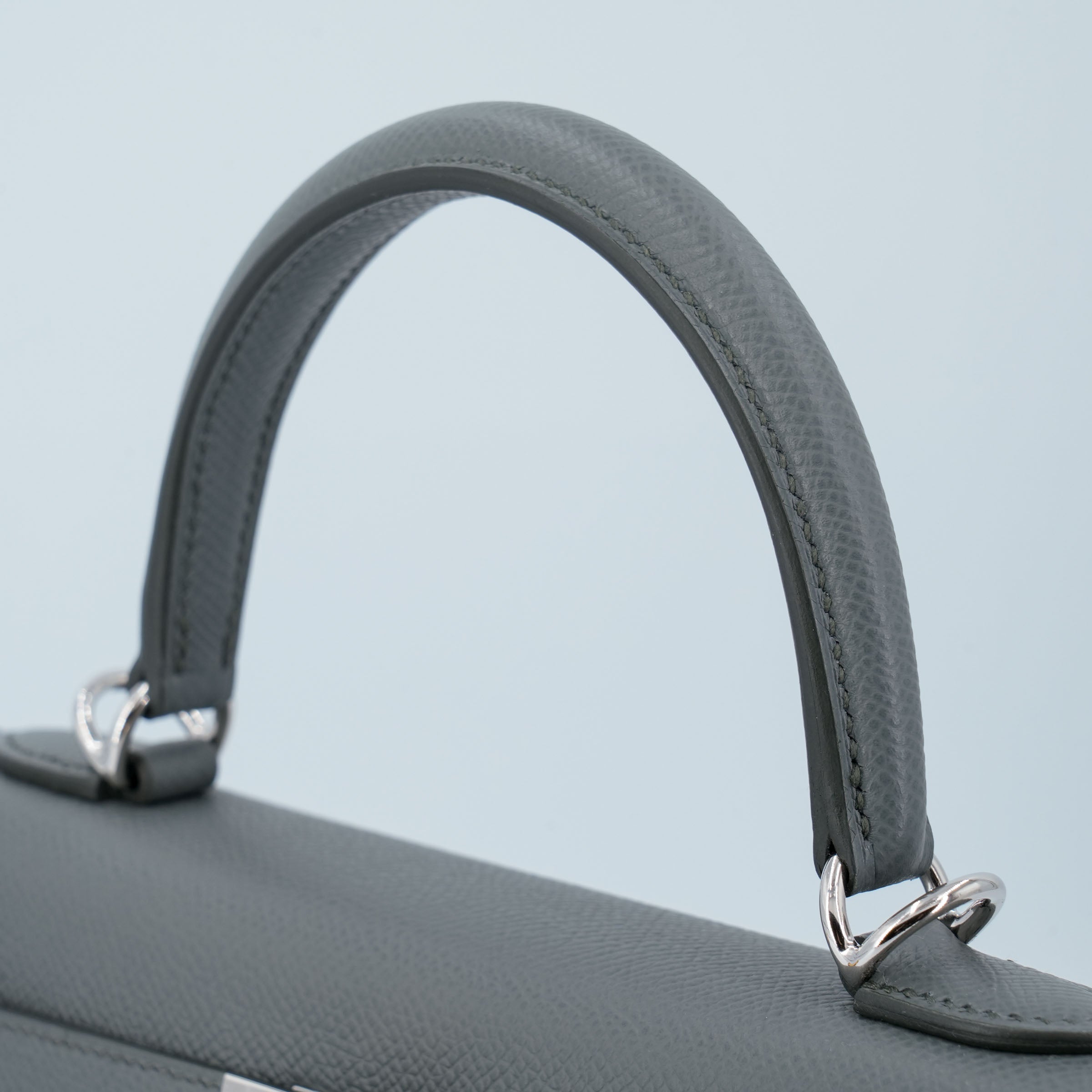 Hermès Kelly 25 Sellier Vert Amande ELHW