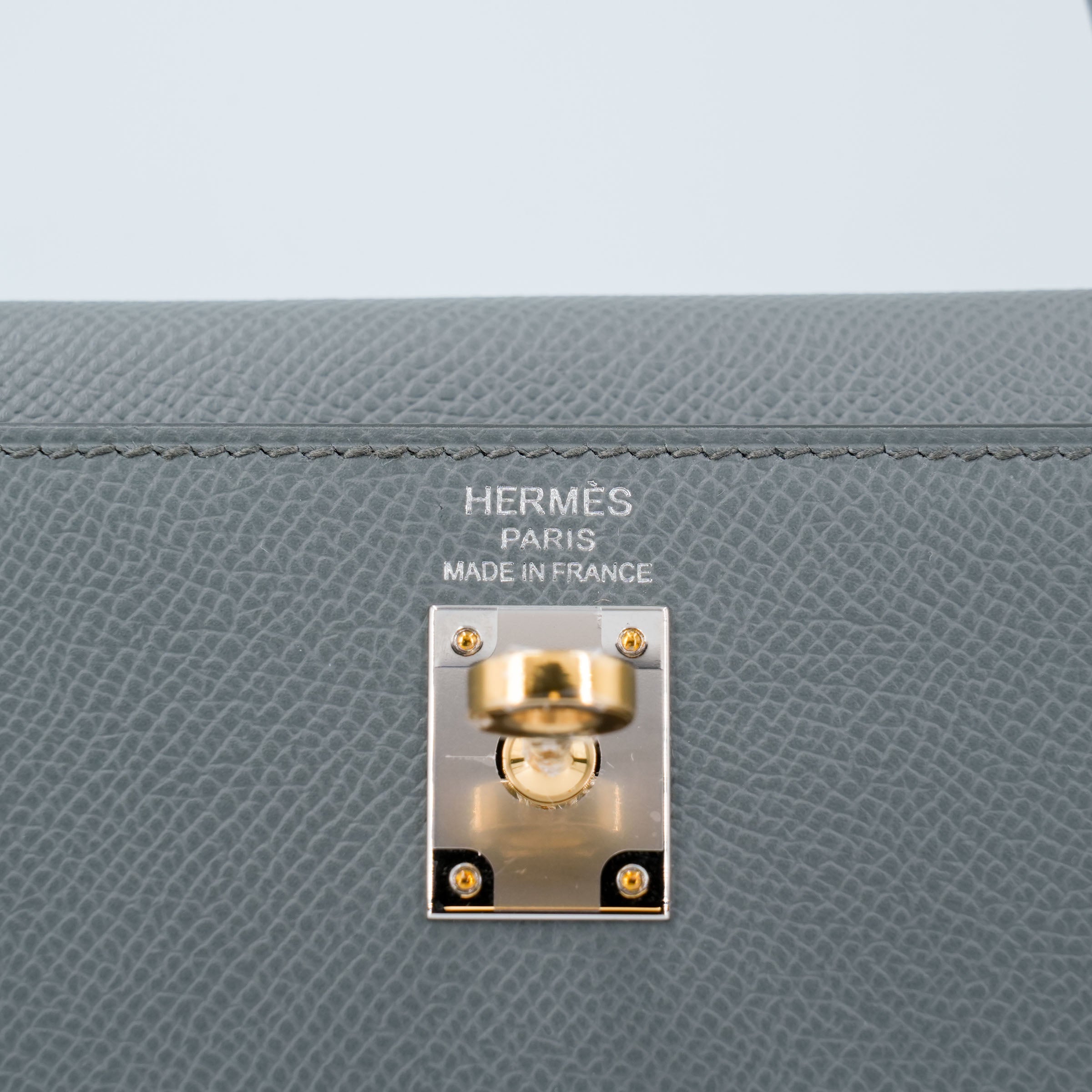 Hermès Kelly 25 Sellier Vert Amande ELHW