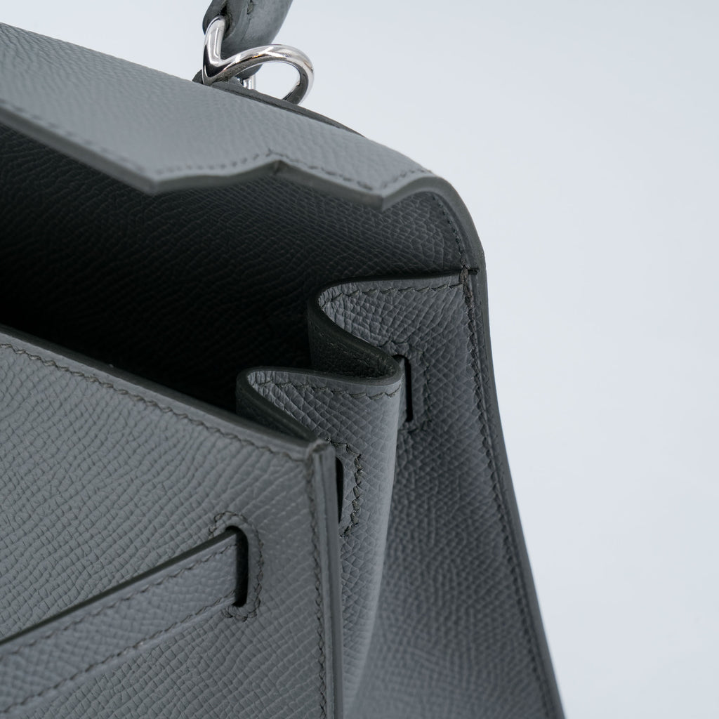 Hermès Kelly 25 Sellier Vert Amande ELHW