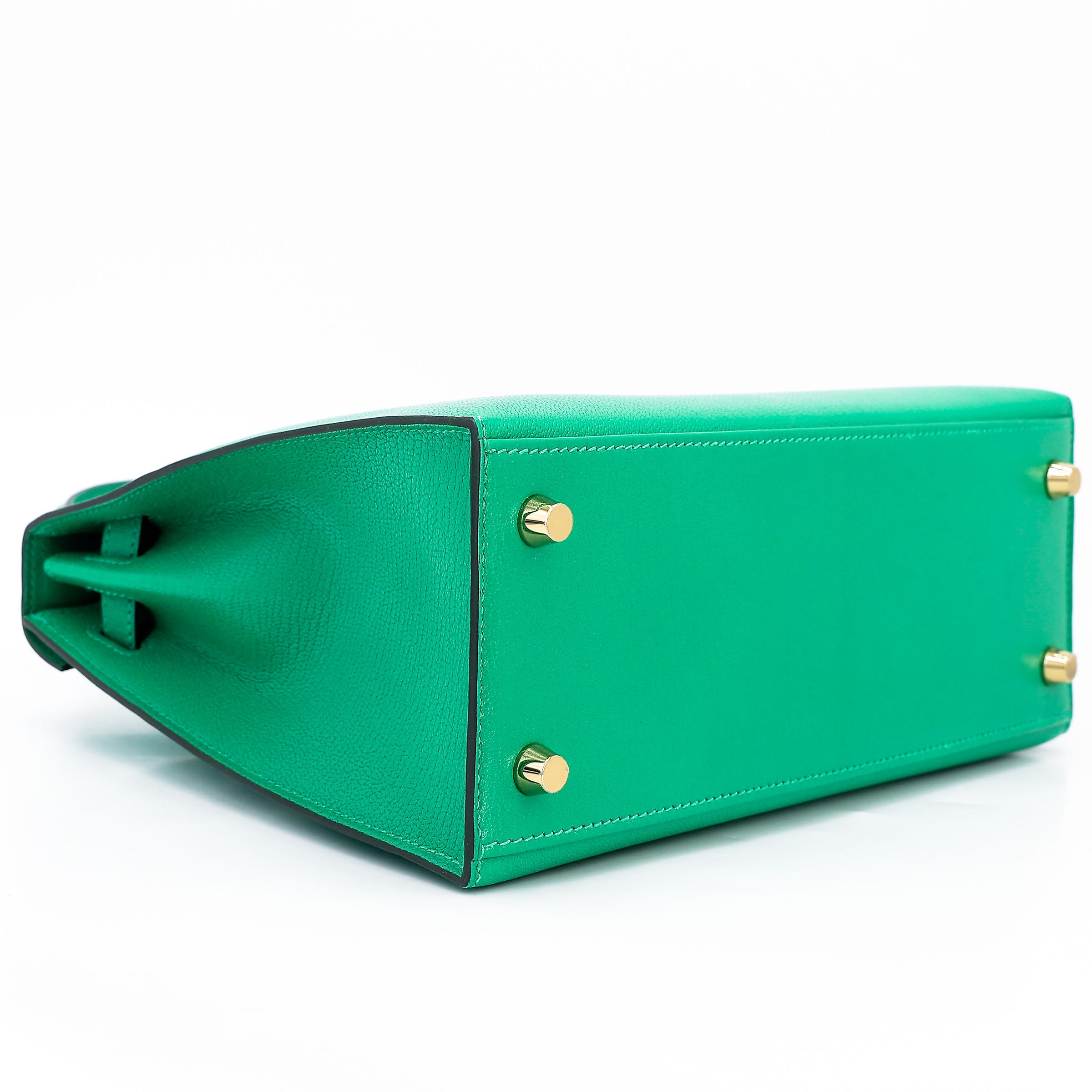 Hermès Kelly 25 Sellier Menthe GHW