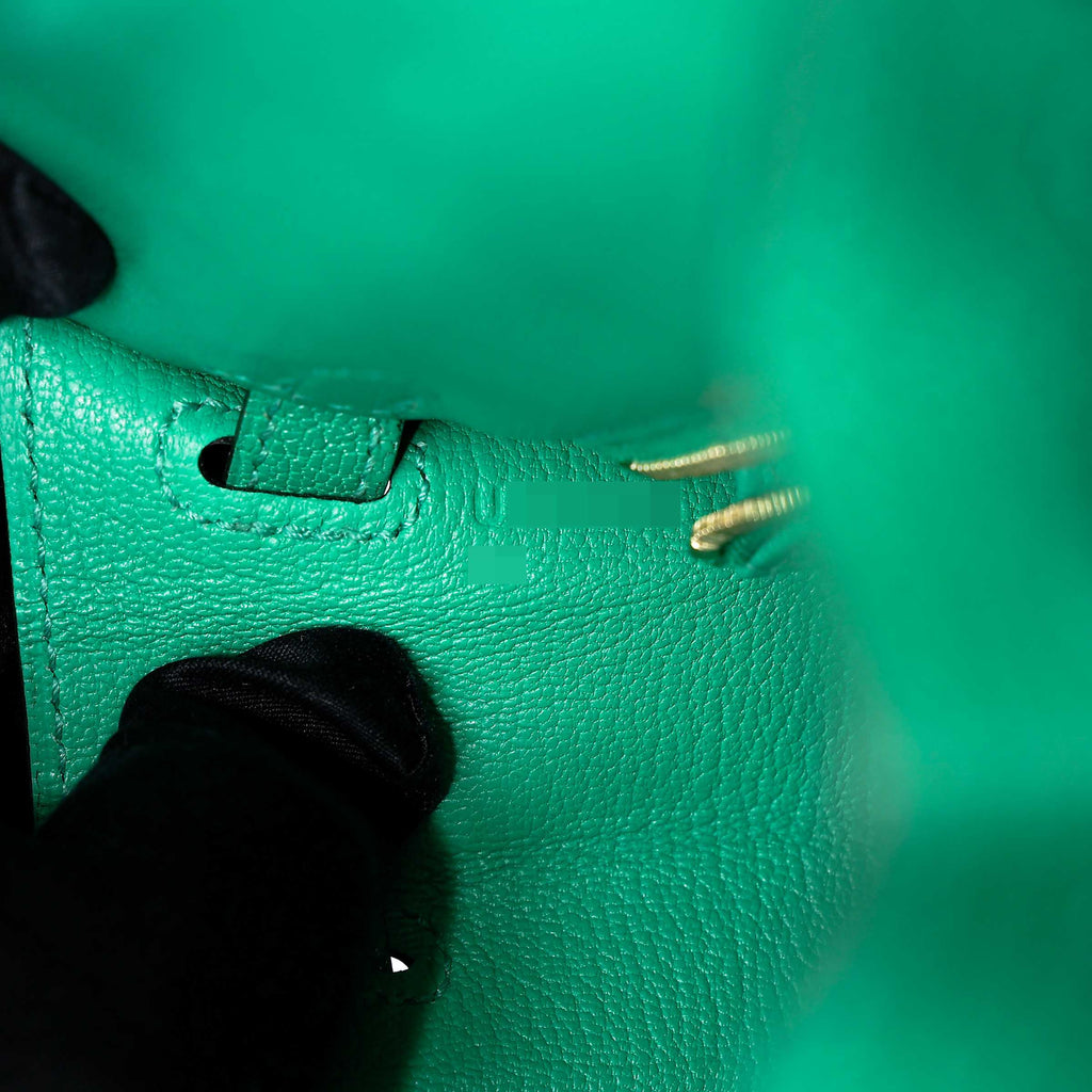 Hermès Kelly 25 Sellier Menthe GHW