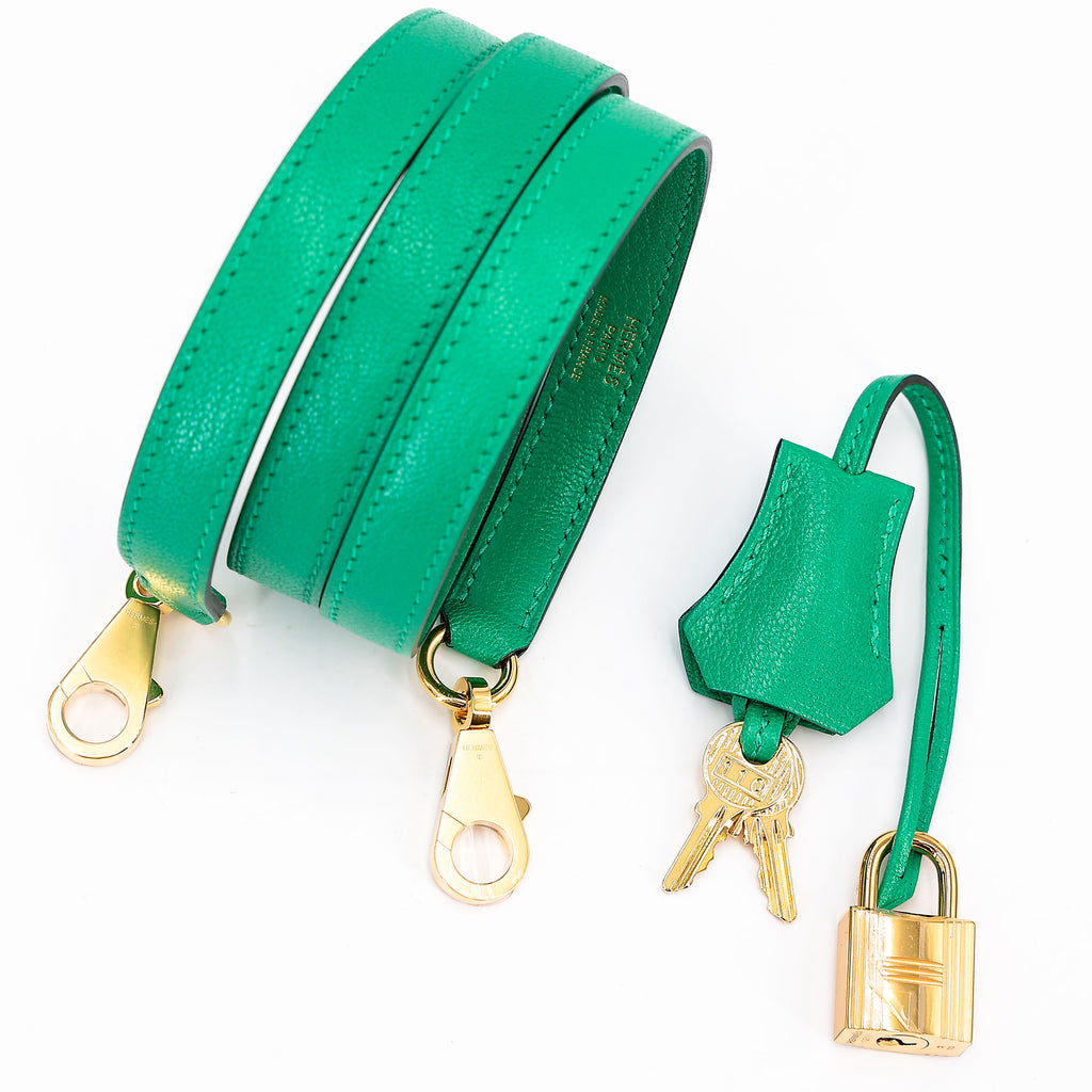 Hermès Kelly 25 Sellier Menthe GHW