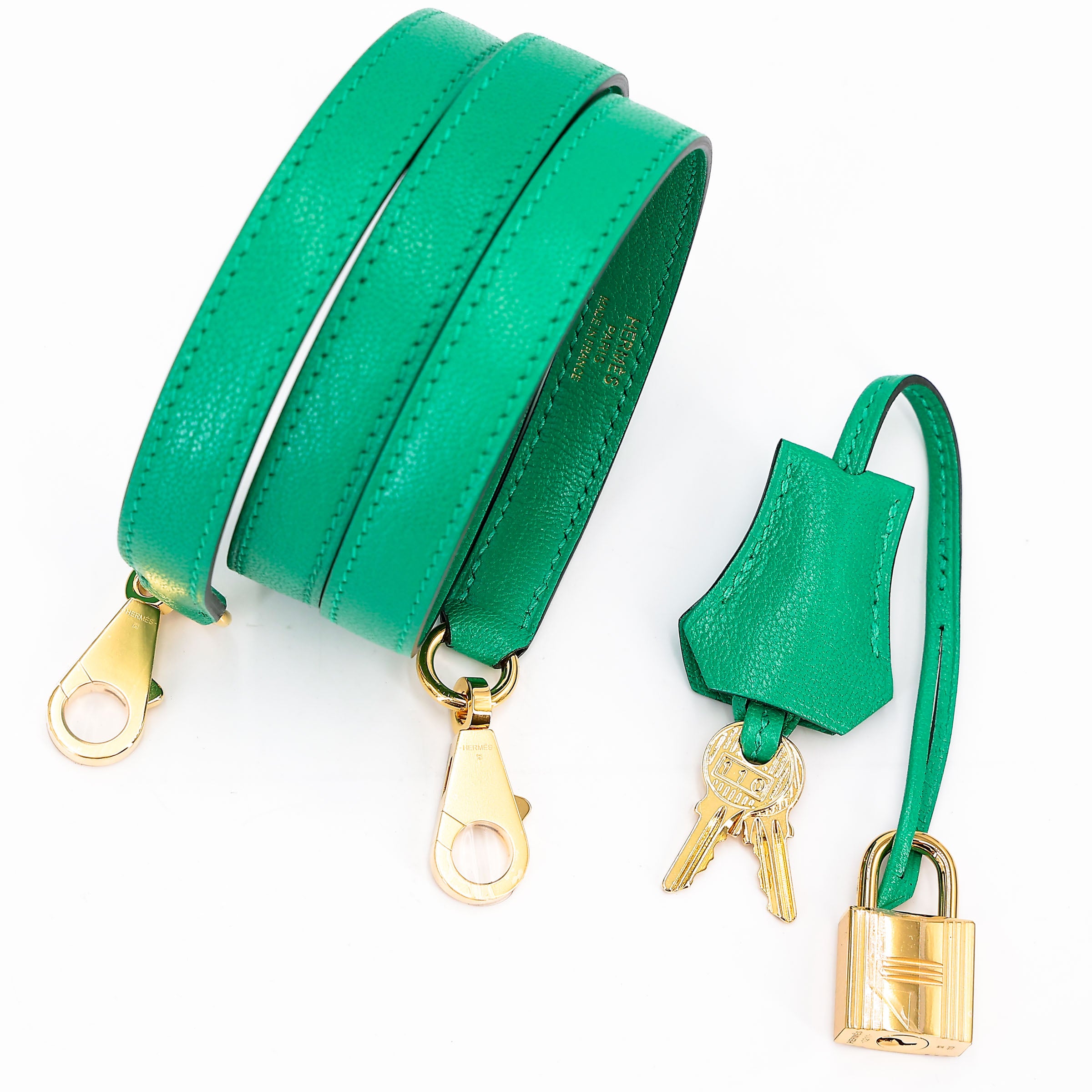 Hermès Kelly 25 Sellier Menthe GHW