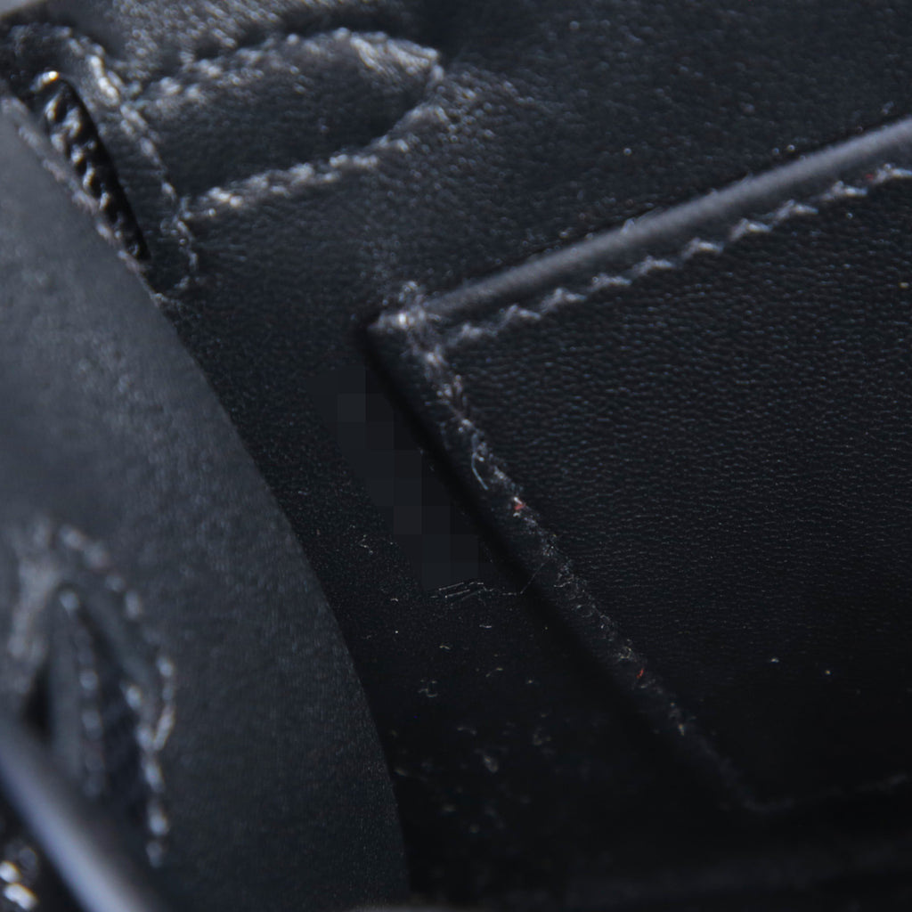 Hermès Mini Kelly II Lizard Black PHW