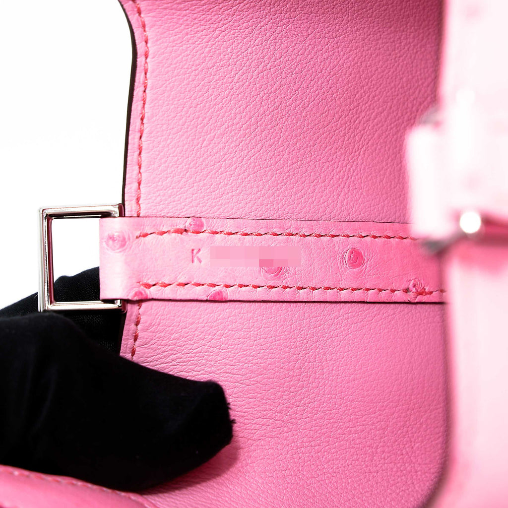 Hermès Picotin Lock Micro 14 Rose Bubblegum Ostrich PHW