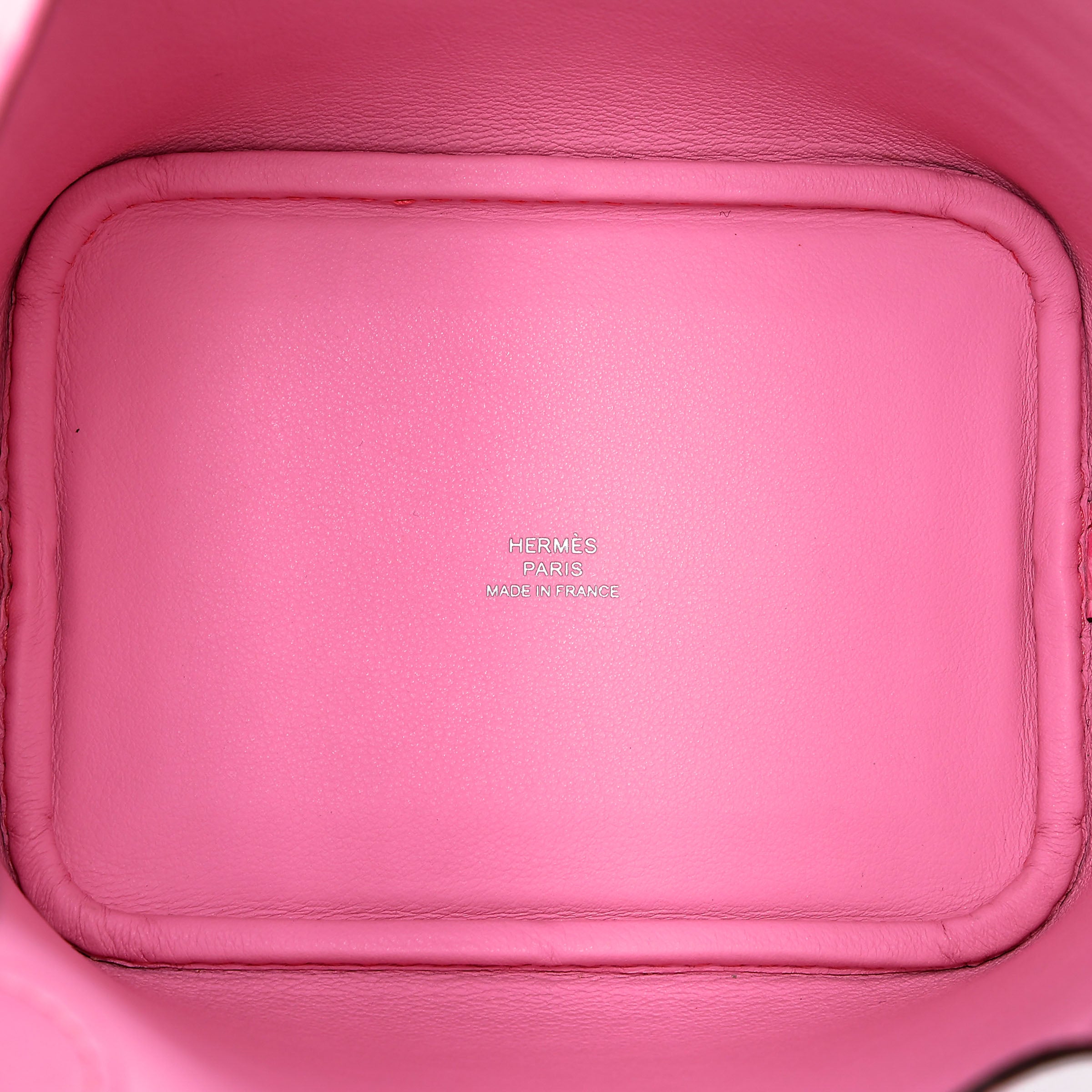 Hermès Picotin Lock Micro 14 Rose Bubblegum Ostrich PHW