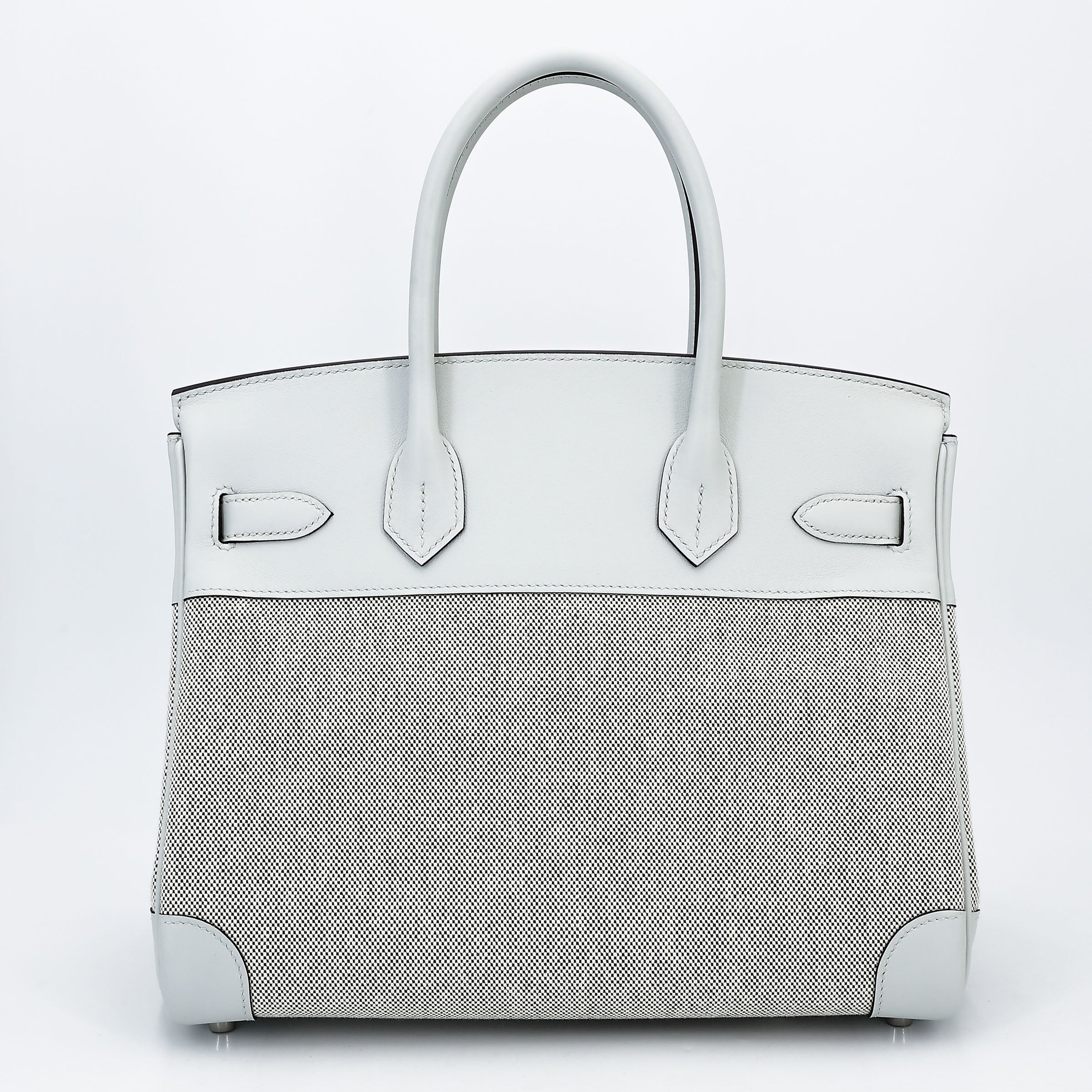 Hermès Birkin 30 Gris Platine Canvas PHW