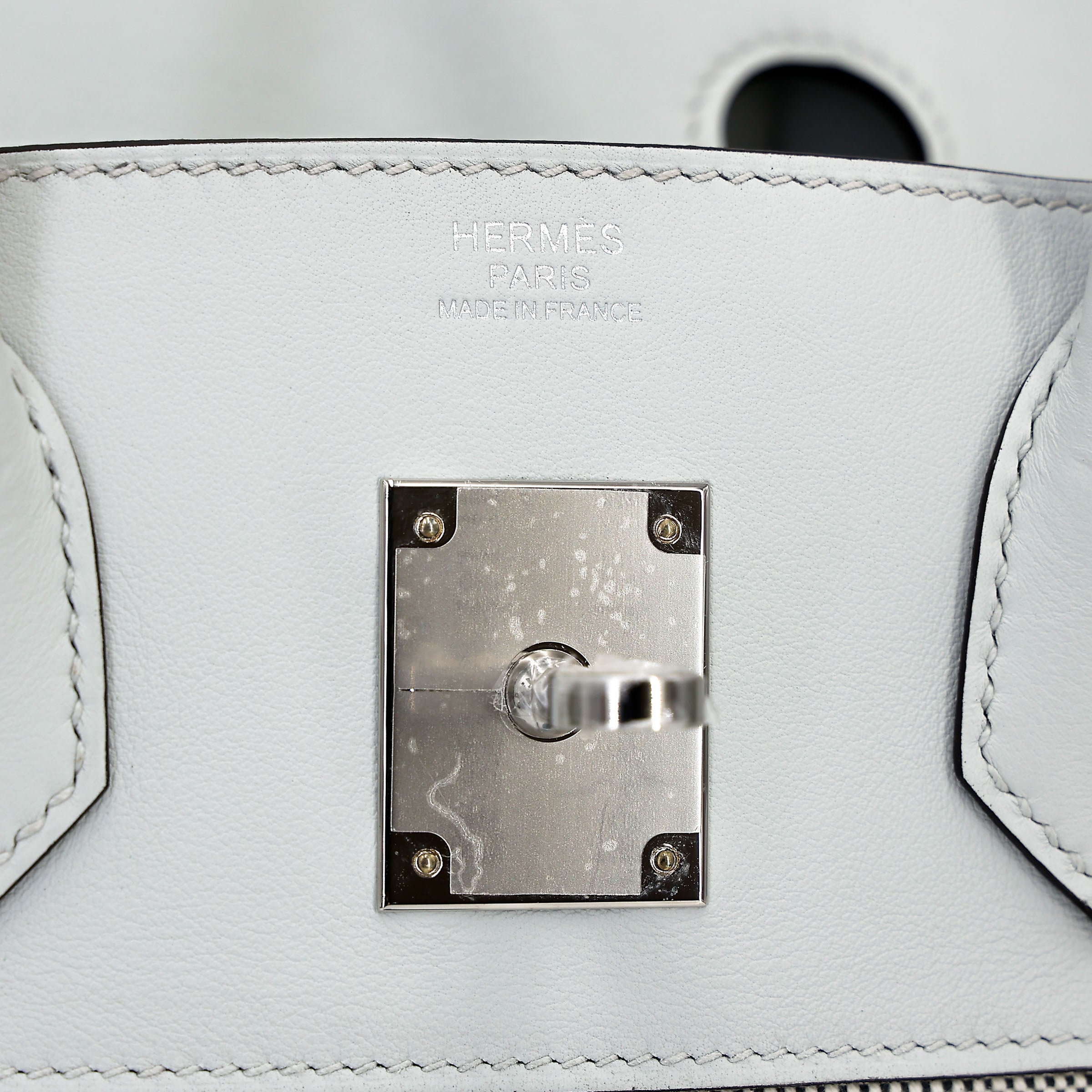 Hermès Birkin 30 Gris Platine Canvas PHW