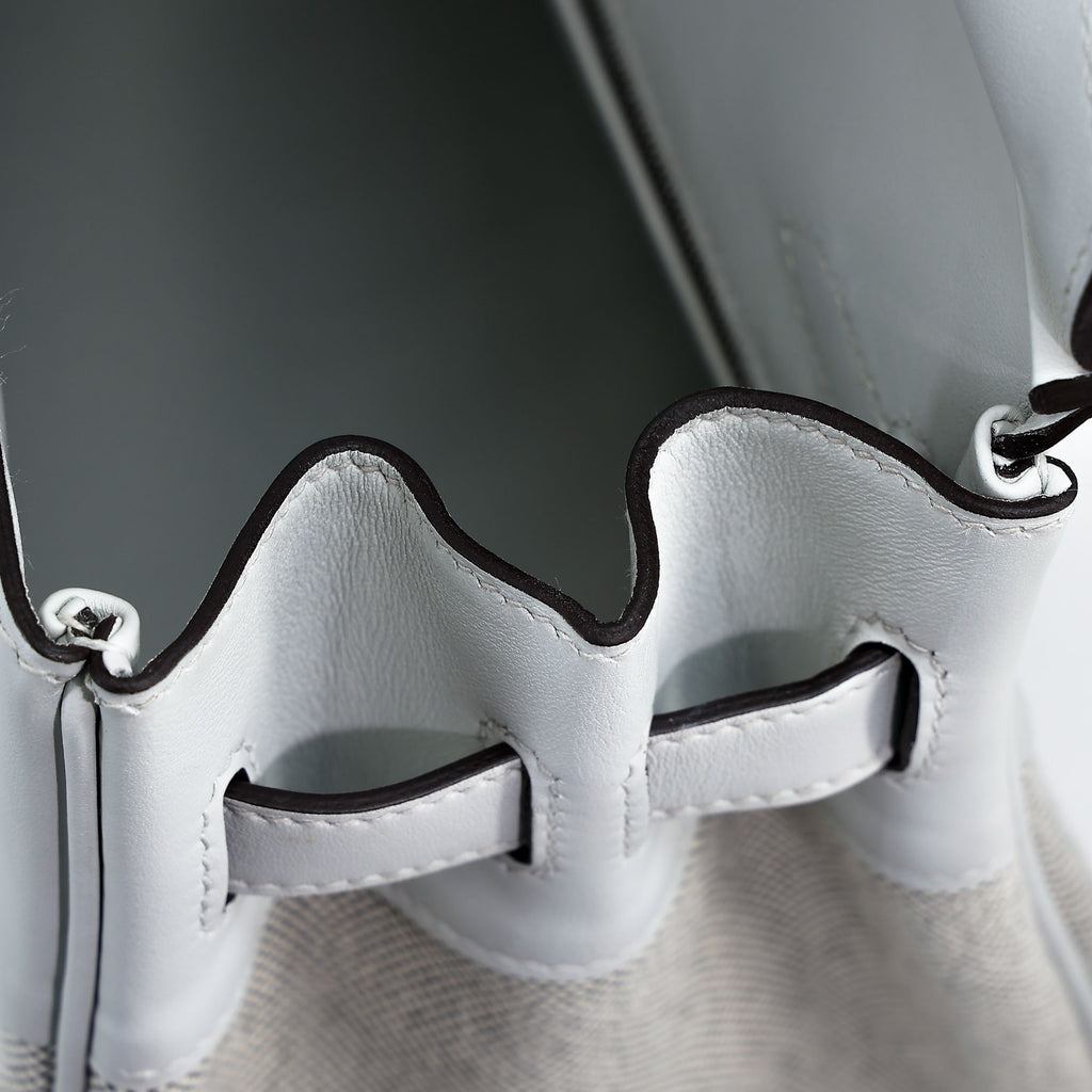 Hermès Birkin 30 Gris Platine Canvas PHW