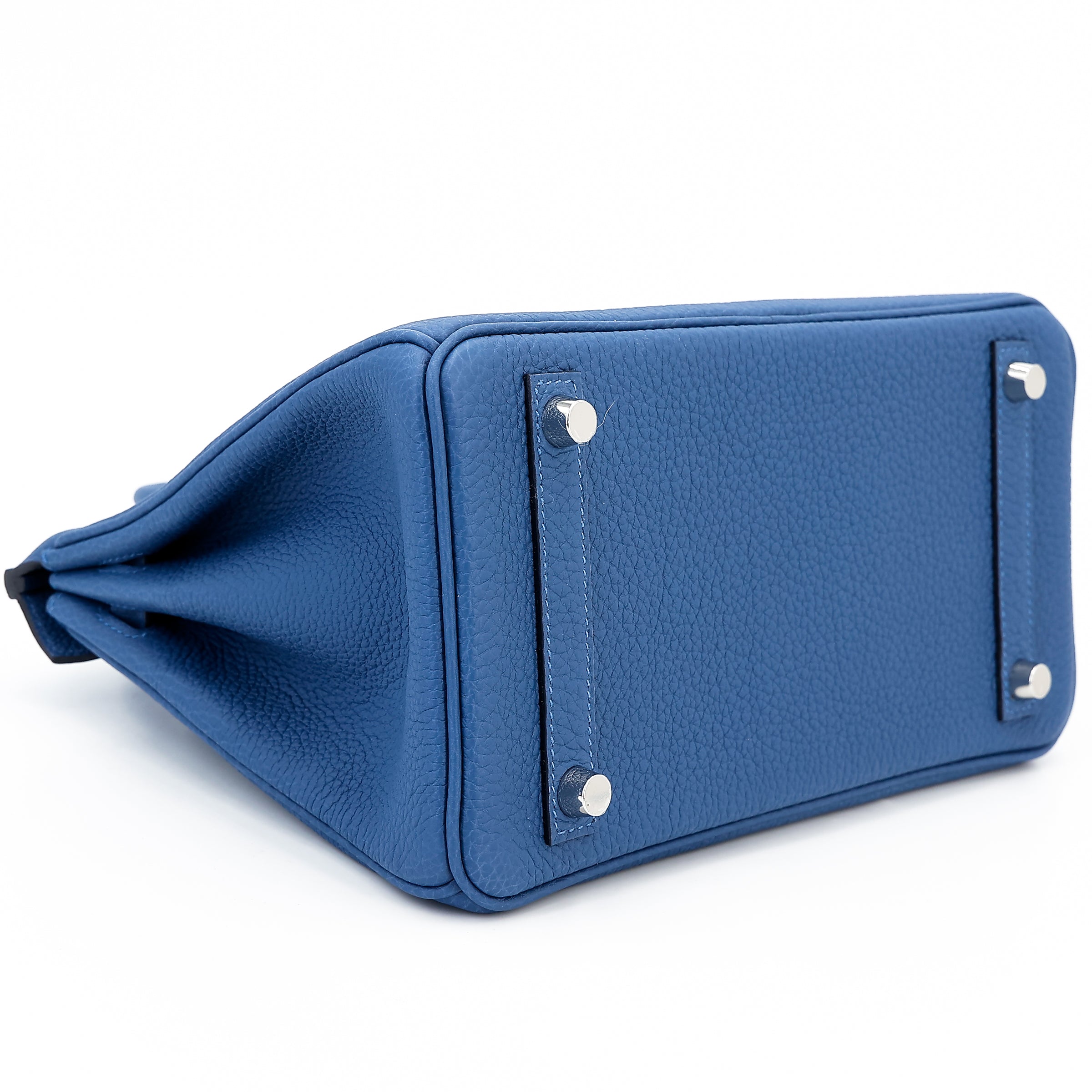 Hermès Birkin 25 Bleu Tie PHW