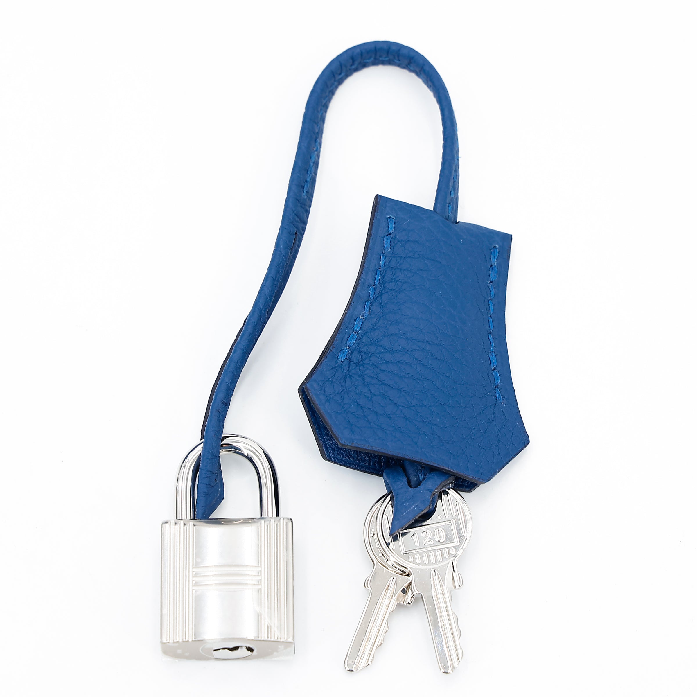 Hermès Birkin 25 Bleu Tie PHW