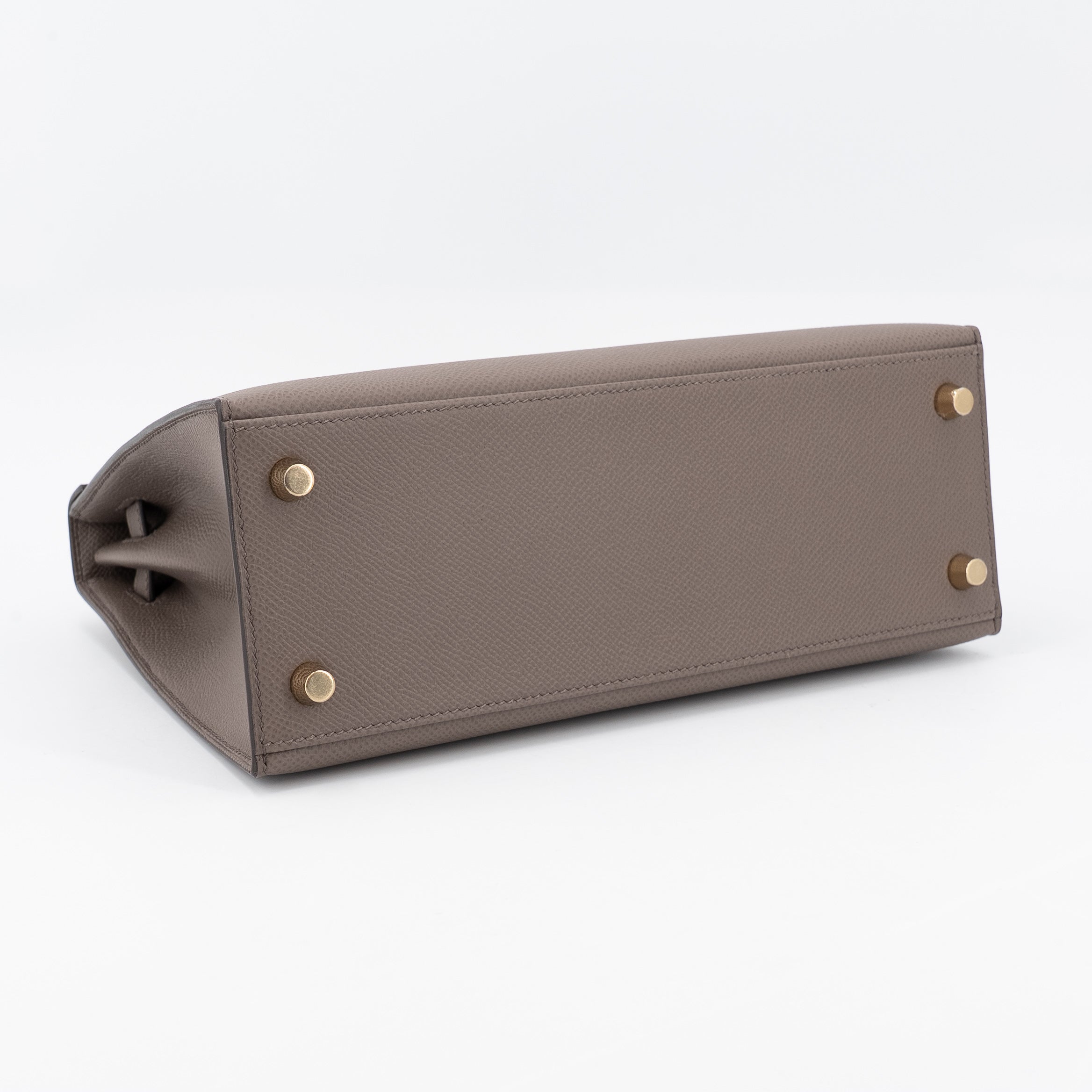 Hermès Kelly 25 Sellier Etain GHW