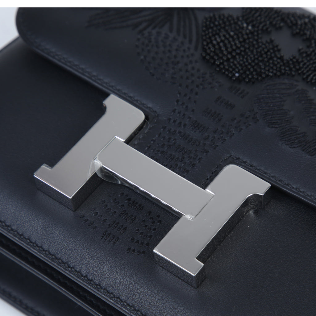 Hermès Constance Mini Dancing Flowers PHW