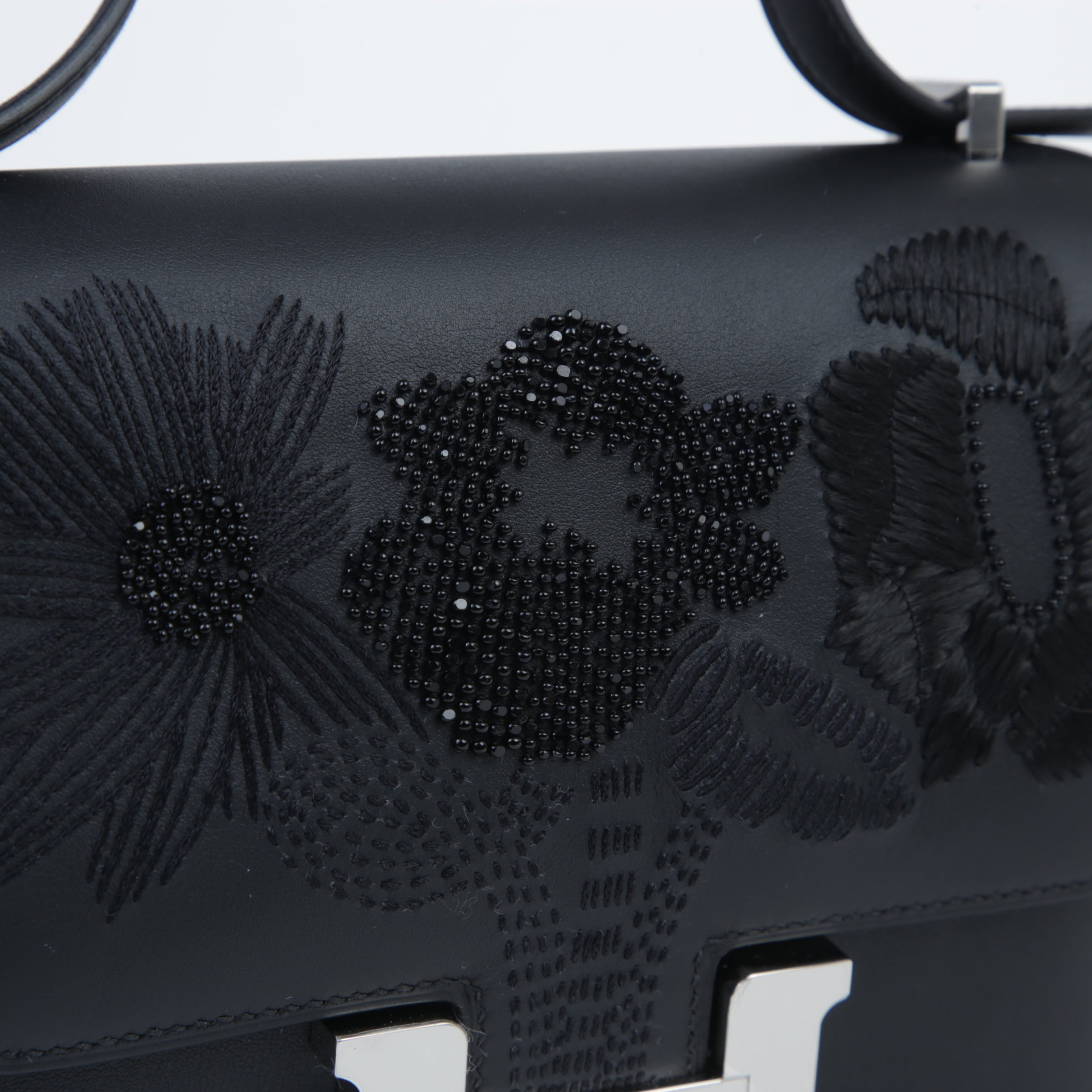 Hermès Constance Mini Dancing Flowers PHW