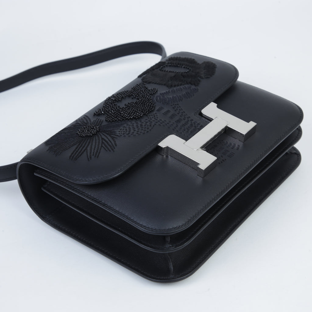 Hermès Constance Mini Dancing Flowers PHW