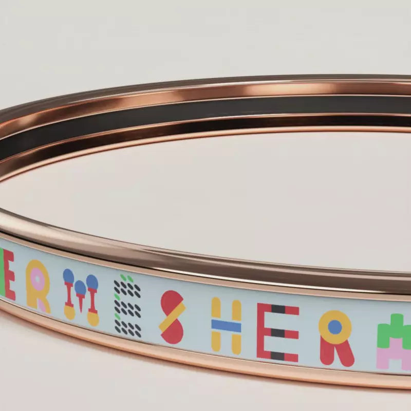 Hermès Bricole Bangle Rose Gold Plated