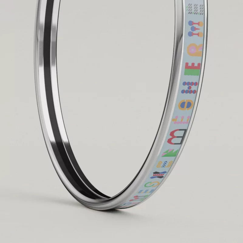 Hermès Bricole bangle Palladium Plated