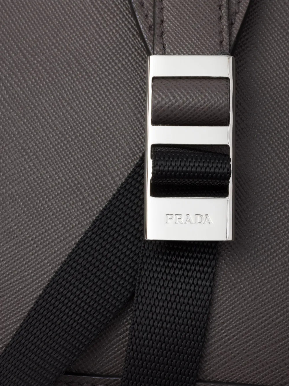 Prada structured leather backpack