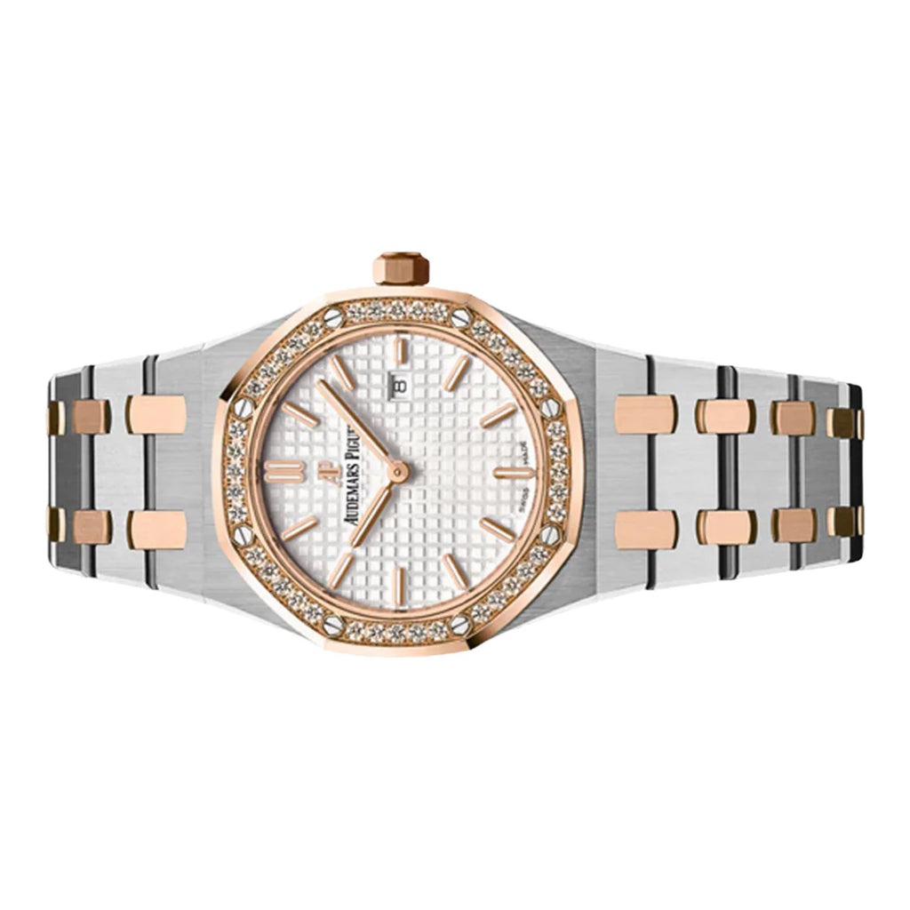Audemars Piguet Royal Oak 67651SR.ZZ.1261SR.01 Silver Dial Rose Gold 33mm