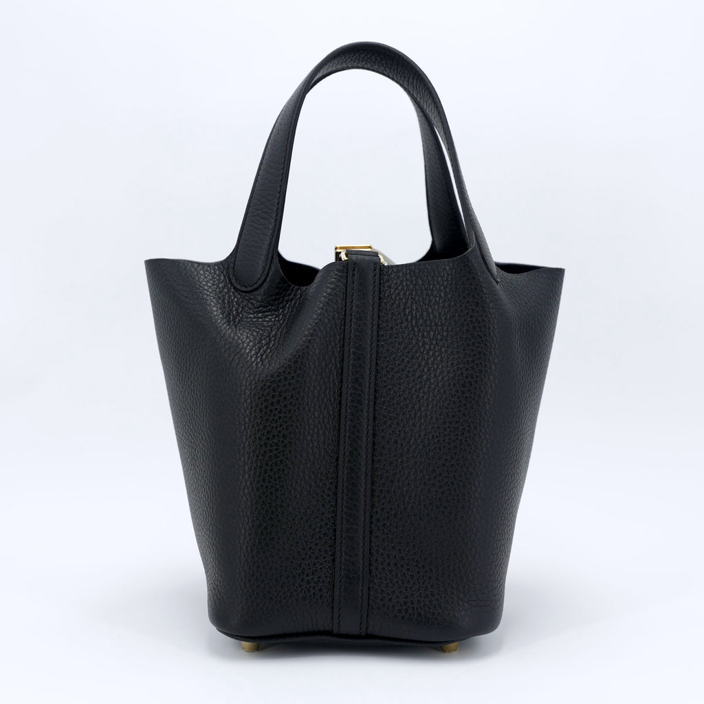 Hermès Picotin Lock 18 Noir GHW