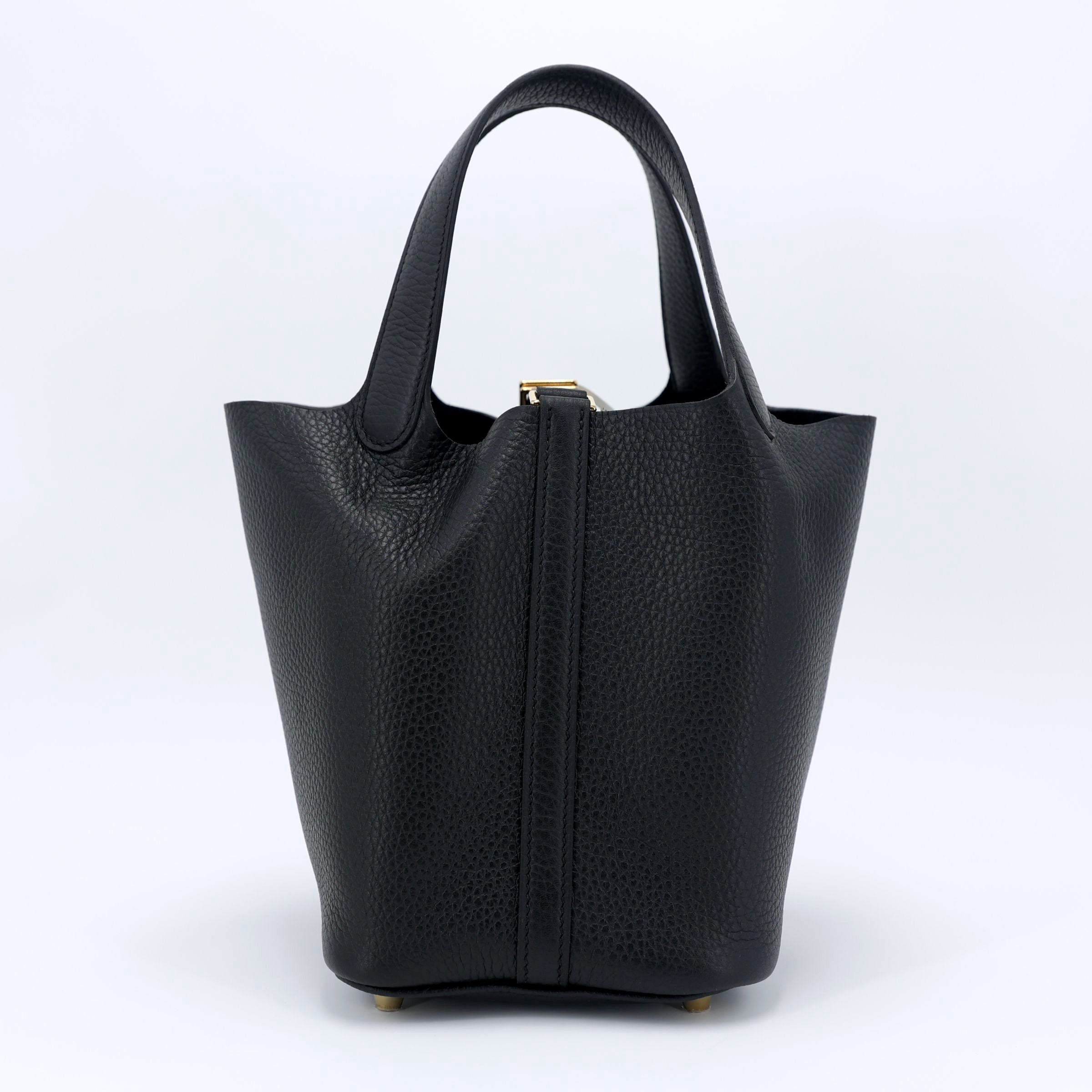 Hermès Picotin Lock 18 Noir GHW