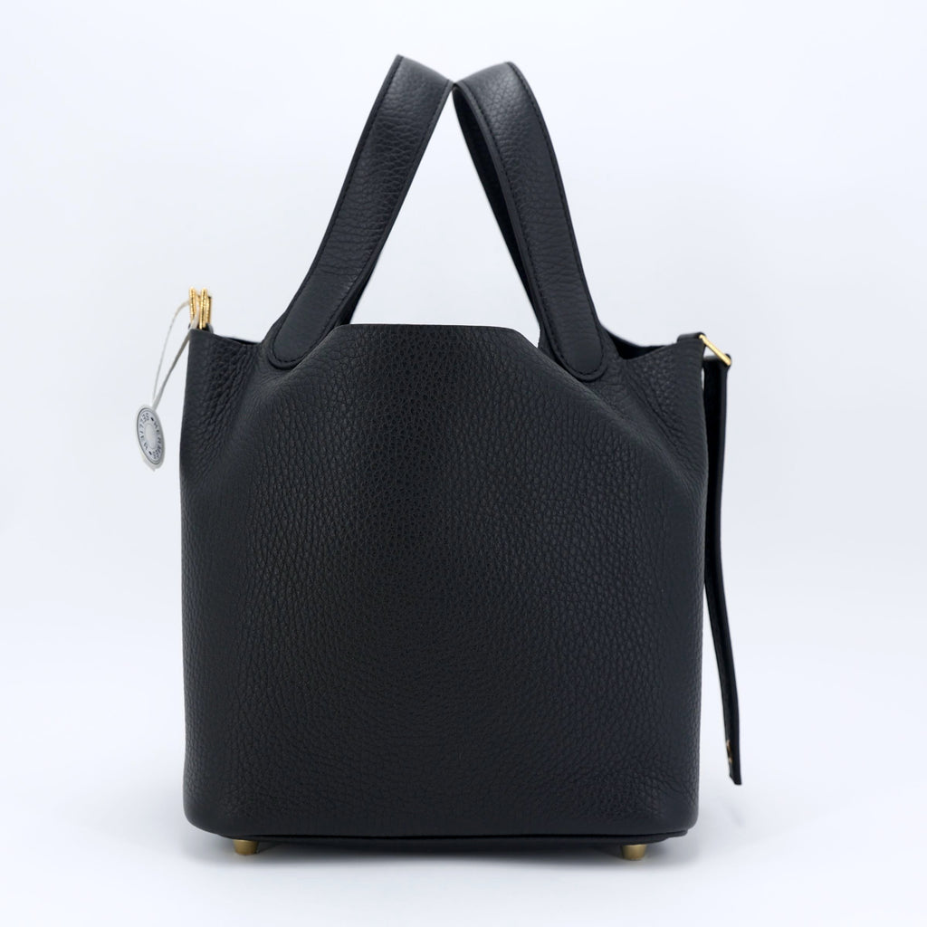 Hermès Picotin Lock 18 Noir GHW