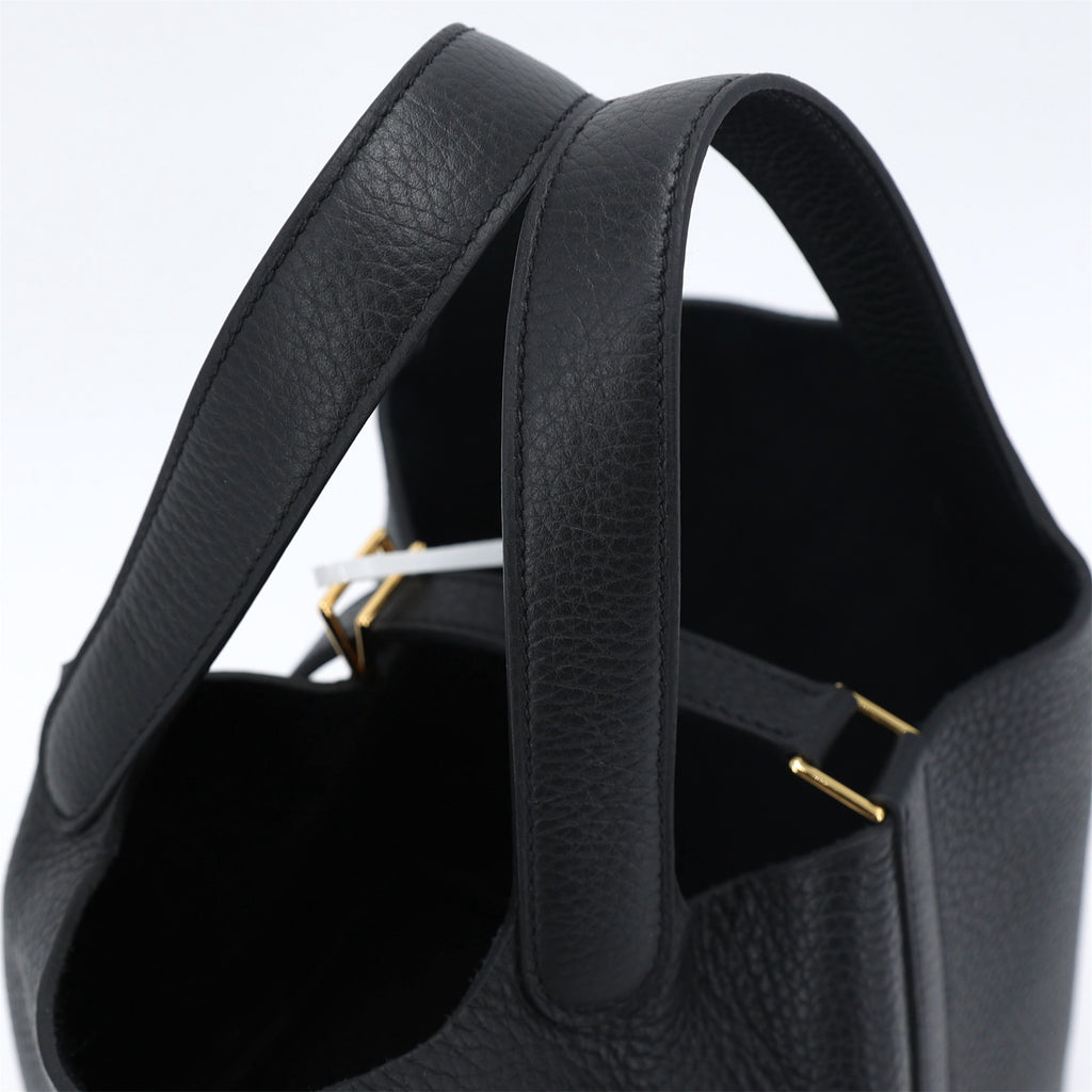 Hermès Picotin Lock 18 Noir GHW