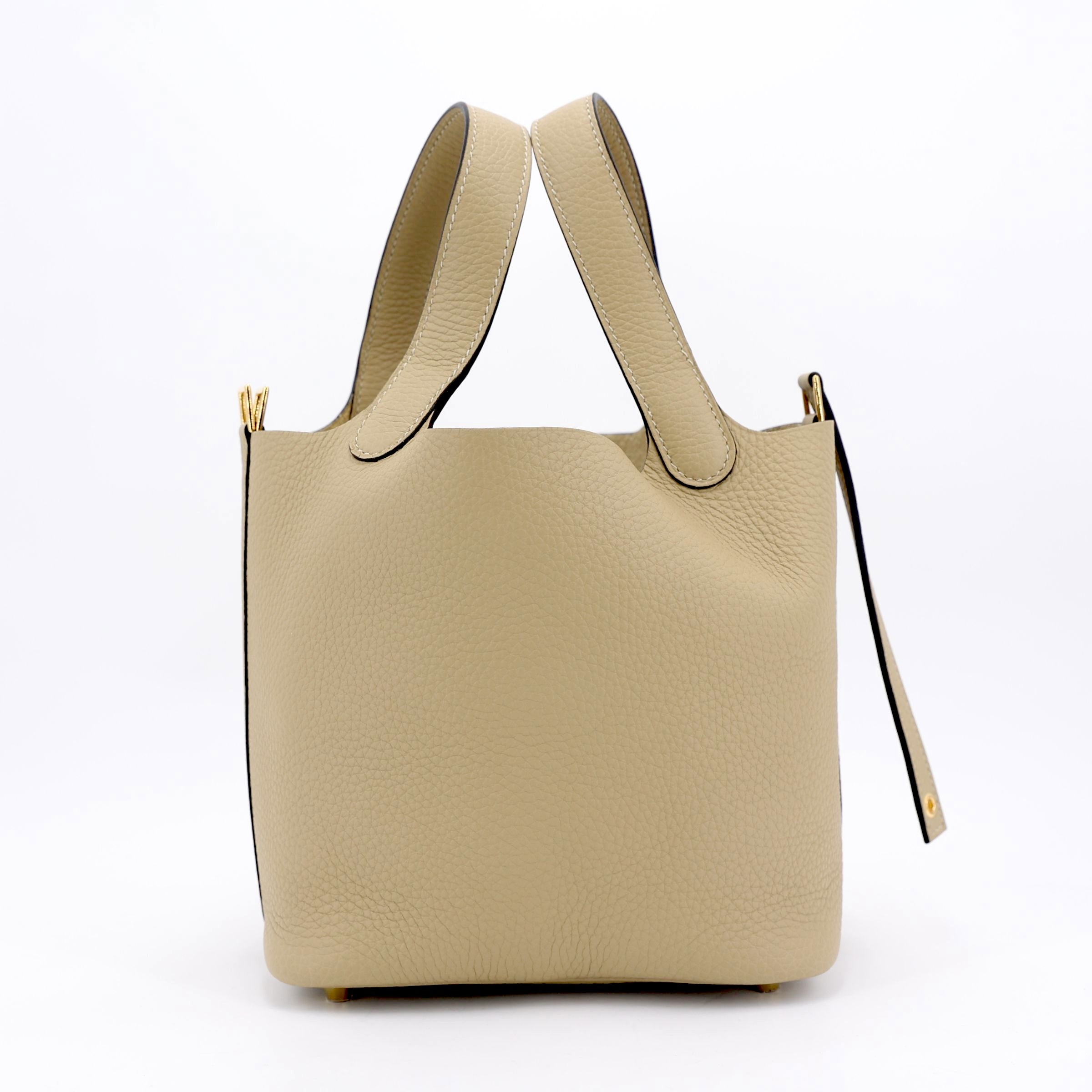 Hermès Picotin Lock 18 Trench GHW