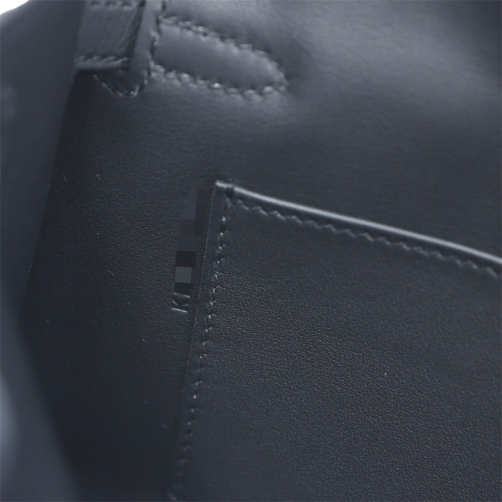 Hermès Kelly Pochette Swift Black PHW