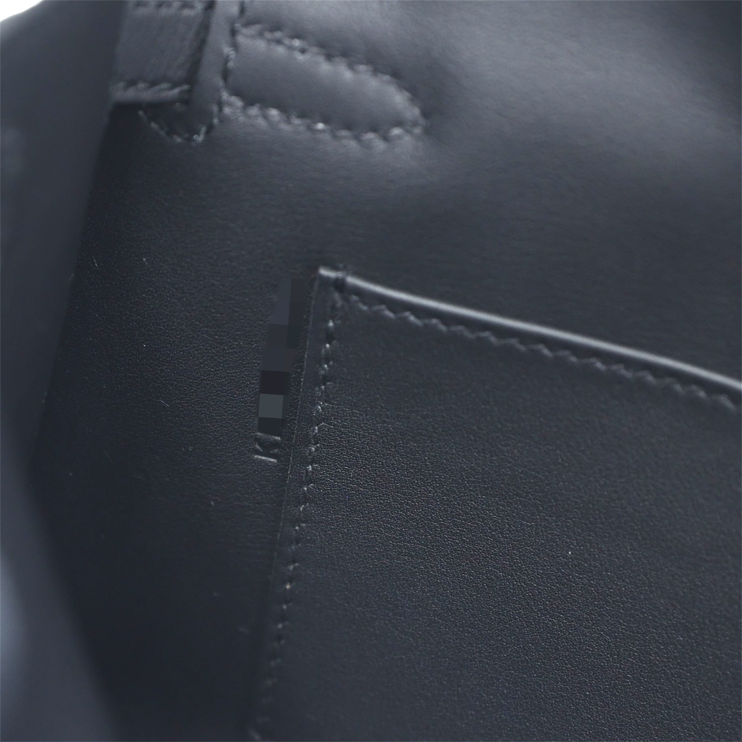 Hermès Kelly Pochette Swift Black PHW