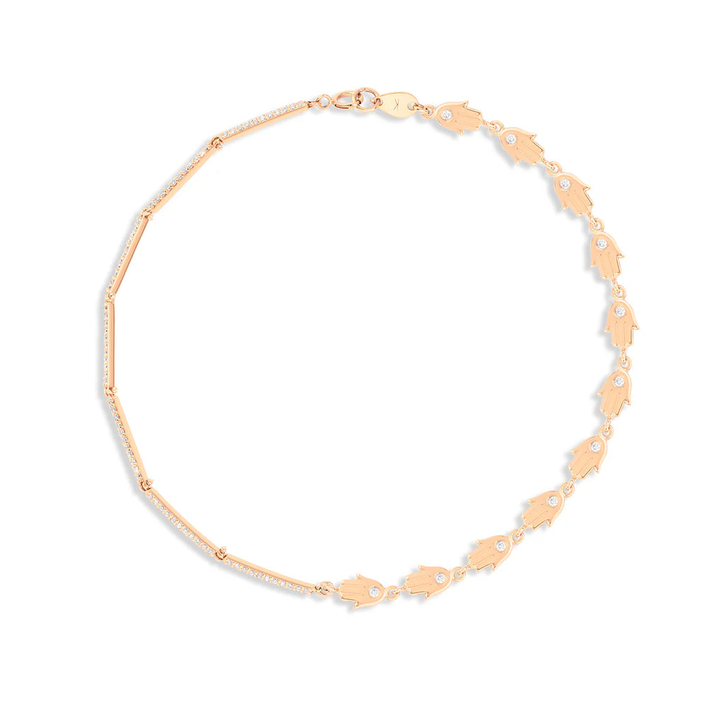 Hamsa Line Bracelet