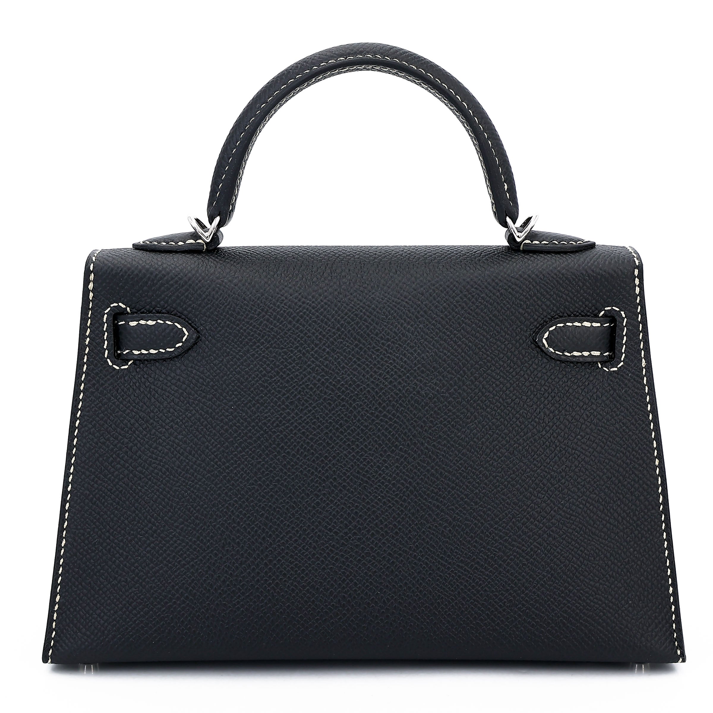 Hermès Special Order Mini Kelly II HSS Noir Gris Perle PHW
