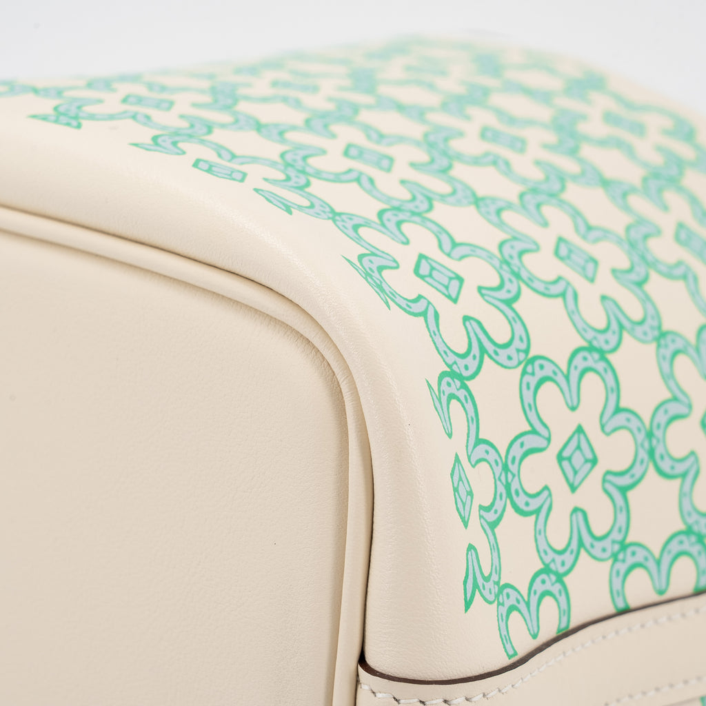 Hermès Picotin Lock Micro 14 Lucky Daisy Vert Fizz Nata PHW