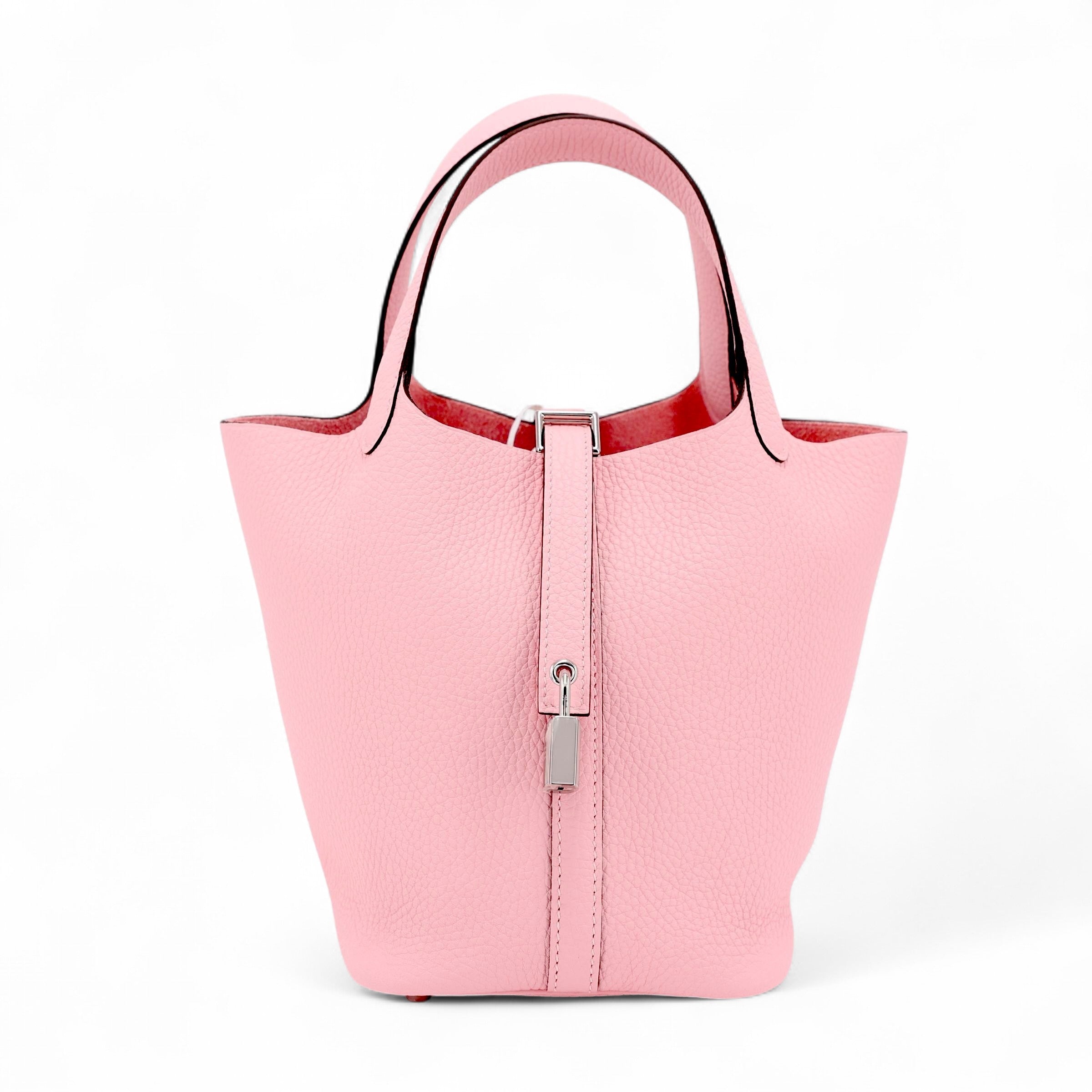 Hermès Picotin Lock 18 Rose Sakura PHW