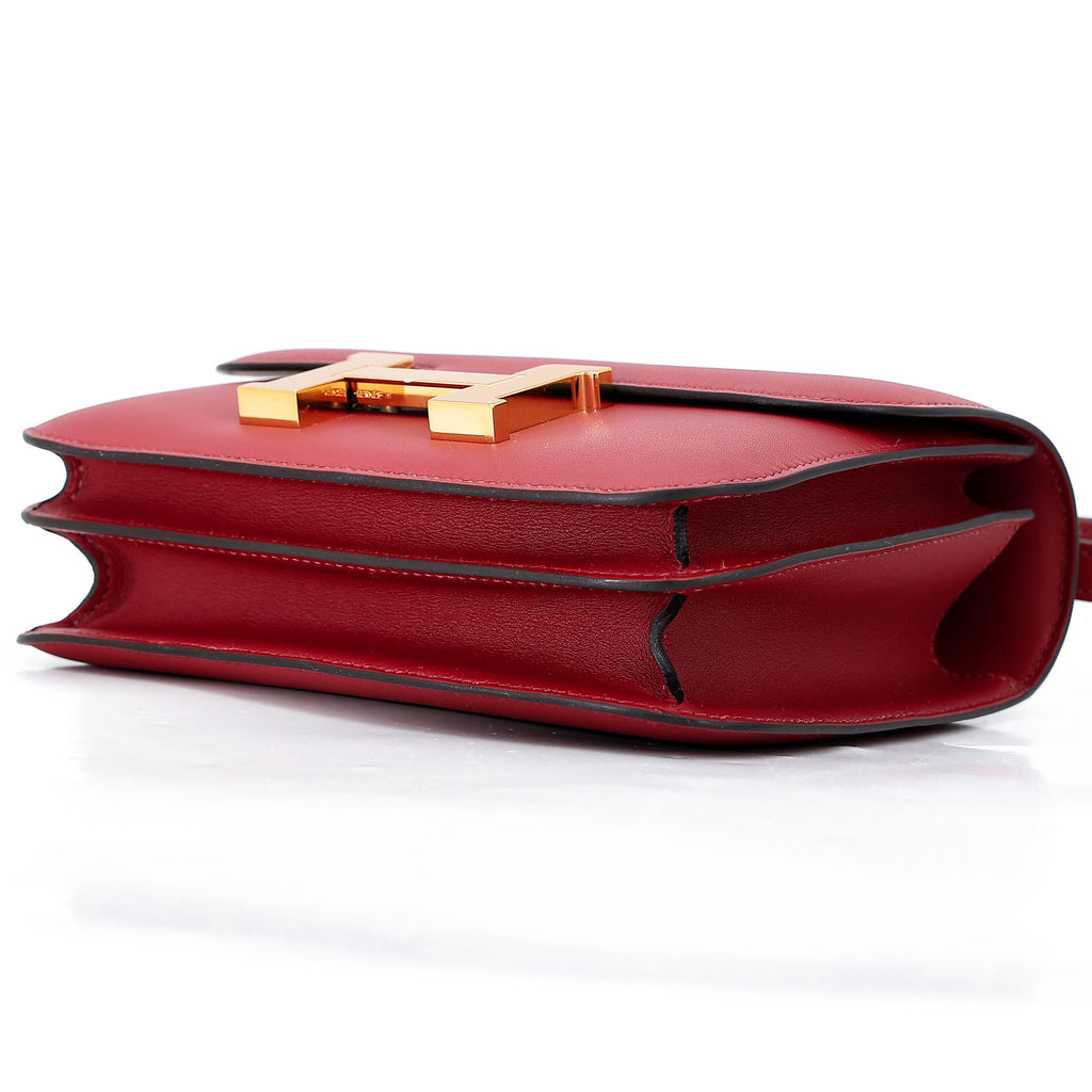 Hermès Constance Mini Rouge Grenat GHW
