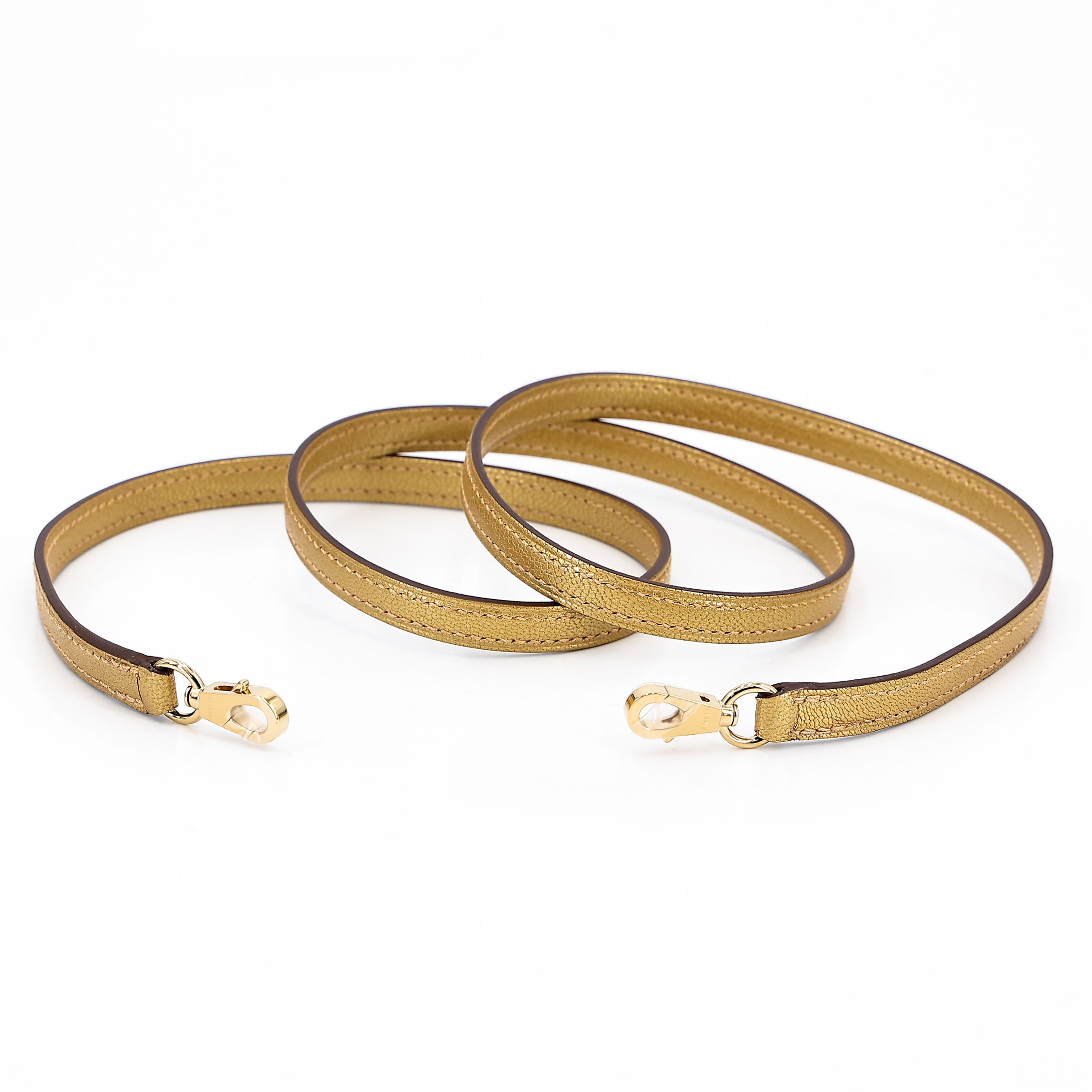 Hermès Min Kelly ll Dore Chèvre GHW