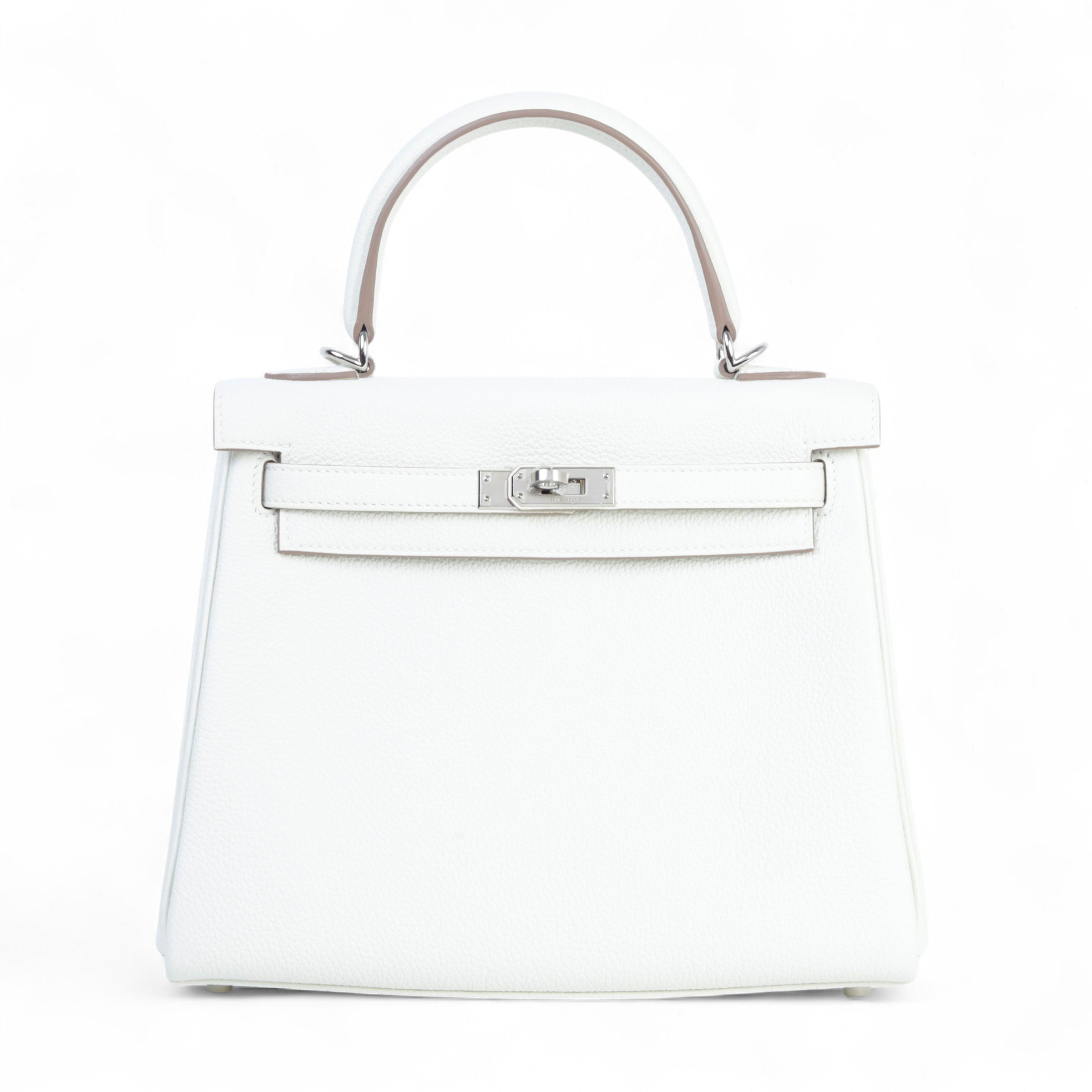 Hermès Kelly 25 Mushroom PHW