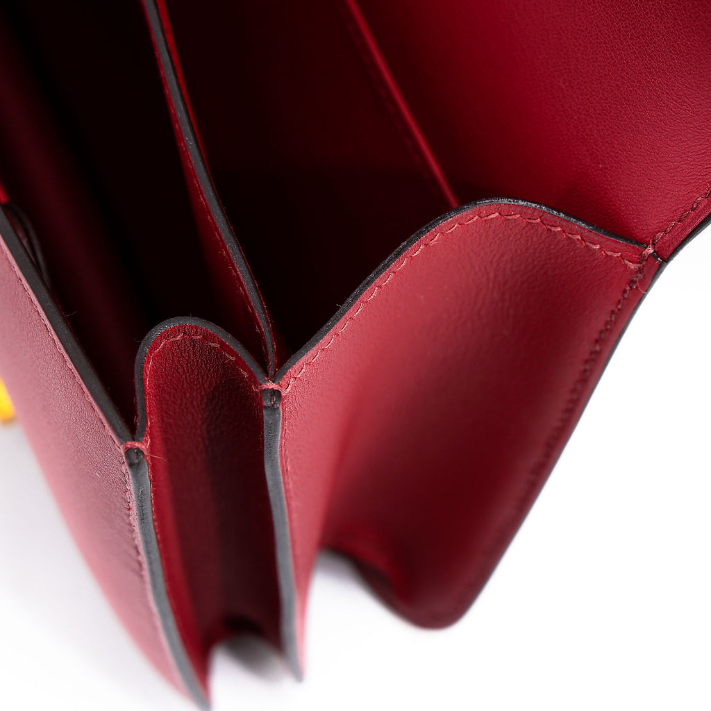 Hermès Constance Mini Rouge Grenat GHW