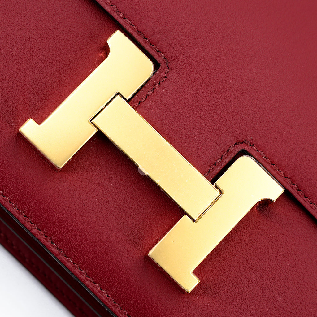 Hermès Constance Mini Rouge Grenat GHW