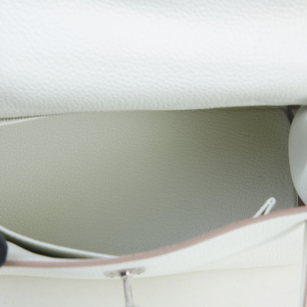 Hermès Kelly 25 Mushroom PHW