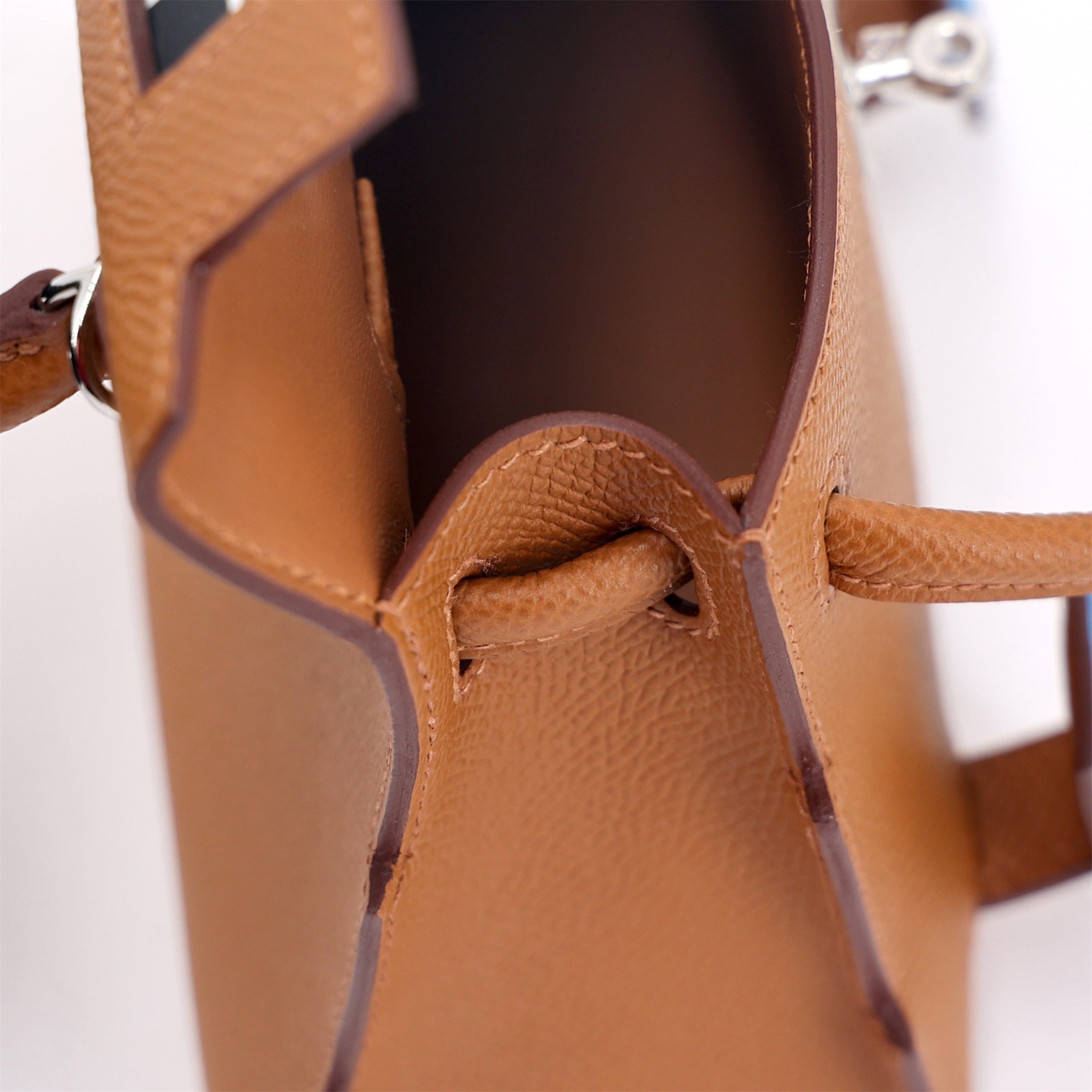 Hermès Kelly Doll Picto Gold Bleu Zanzibar Orange Field Jaune milton PHW