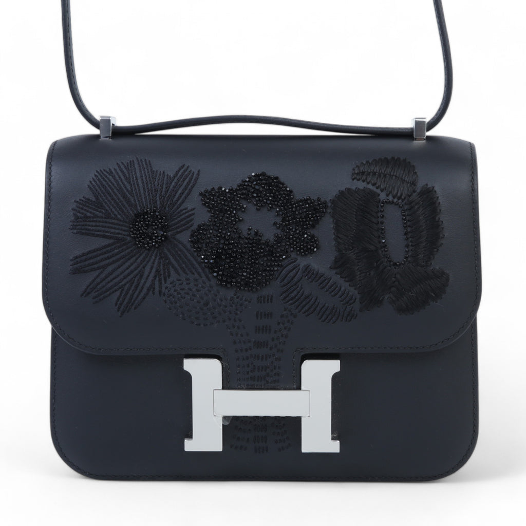Hermès Constance Mini Dancing Flowers PHW