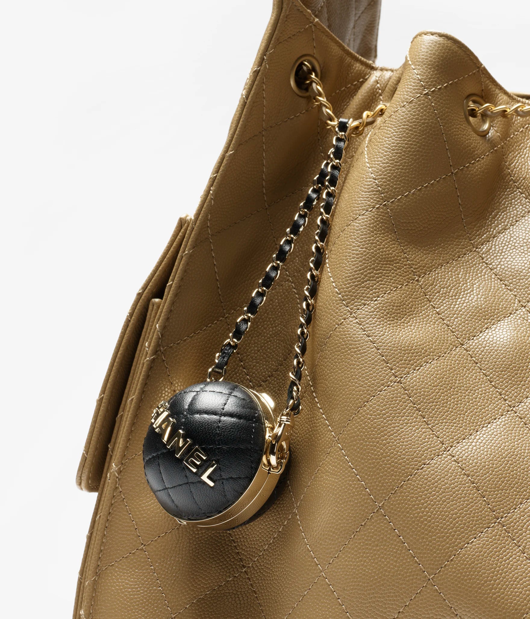 Chanel Mini Bag Charm - Black