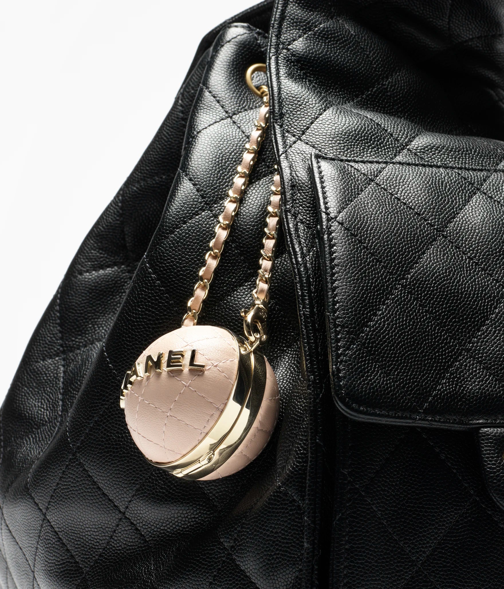 Chanel Mini Bag Charm - Beige